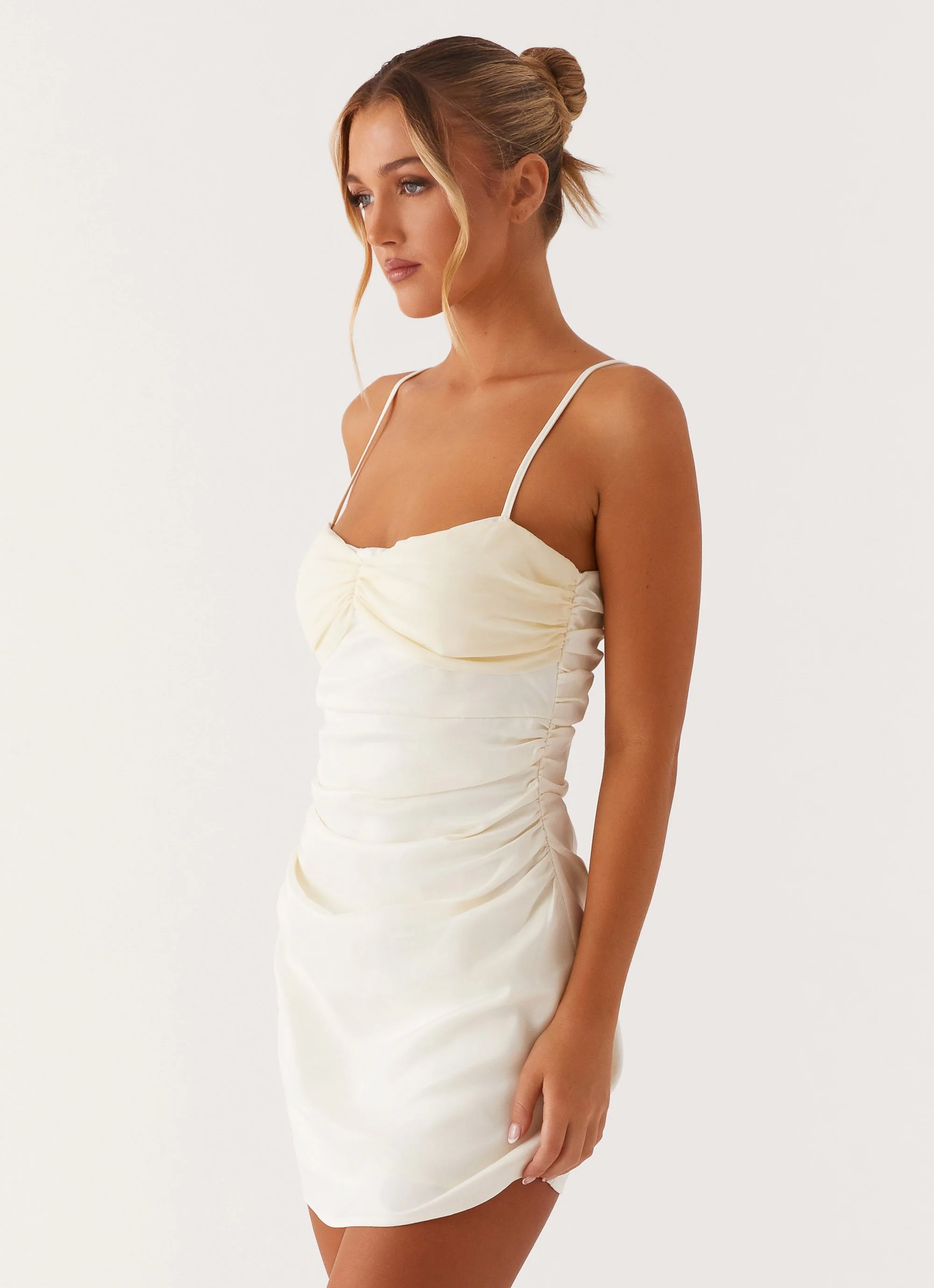 Last Summer Mini Dress - Ivory - Image 3