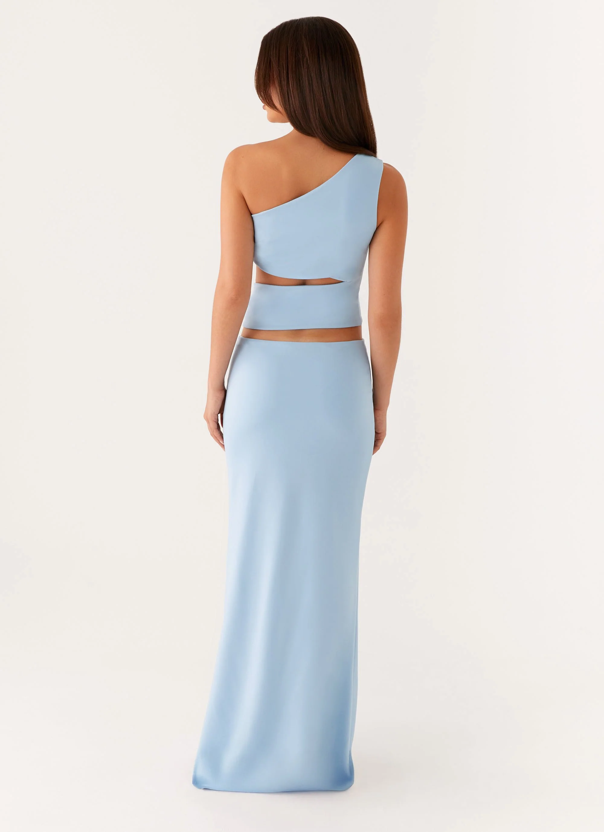 Laylani Cut Out Maxi Dress - Blue - Image 4