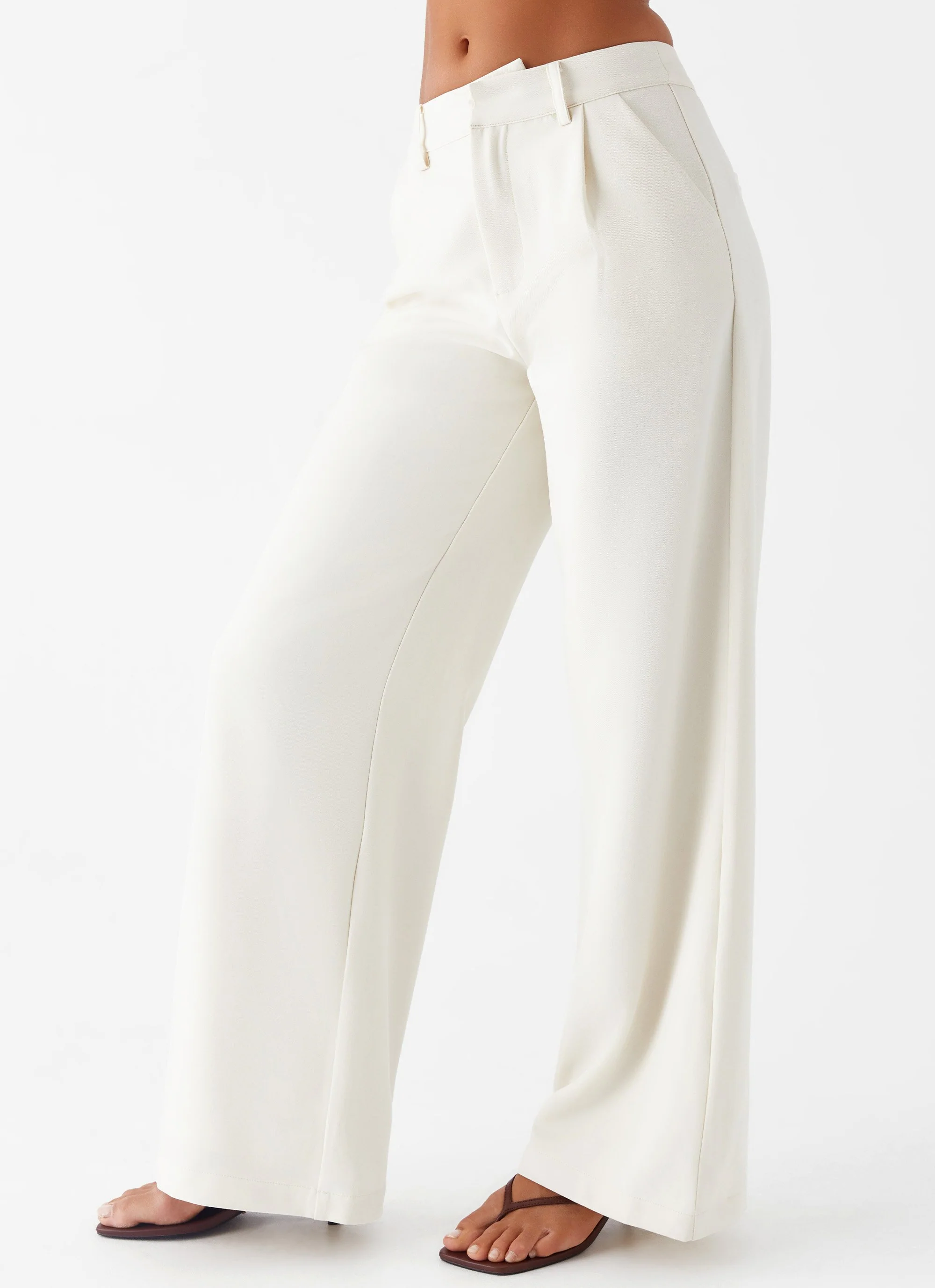 Leila Suiting Pants - Ivory - Image 4