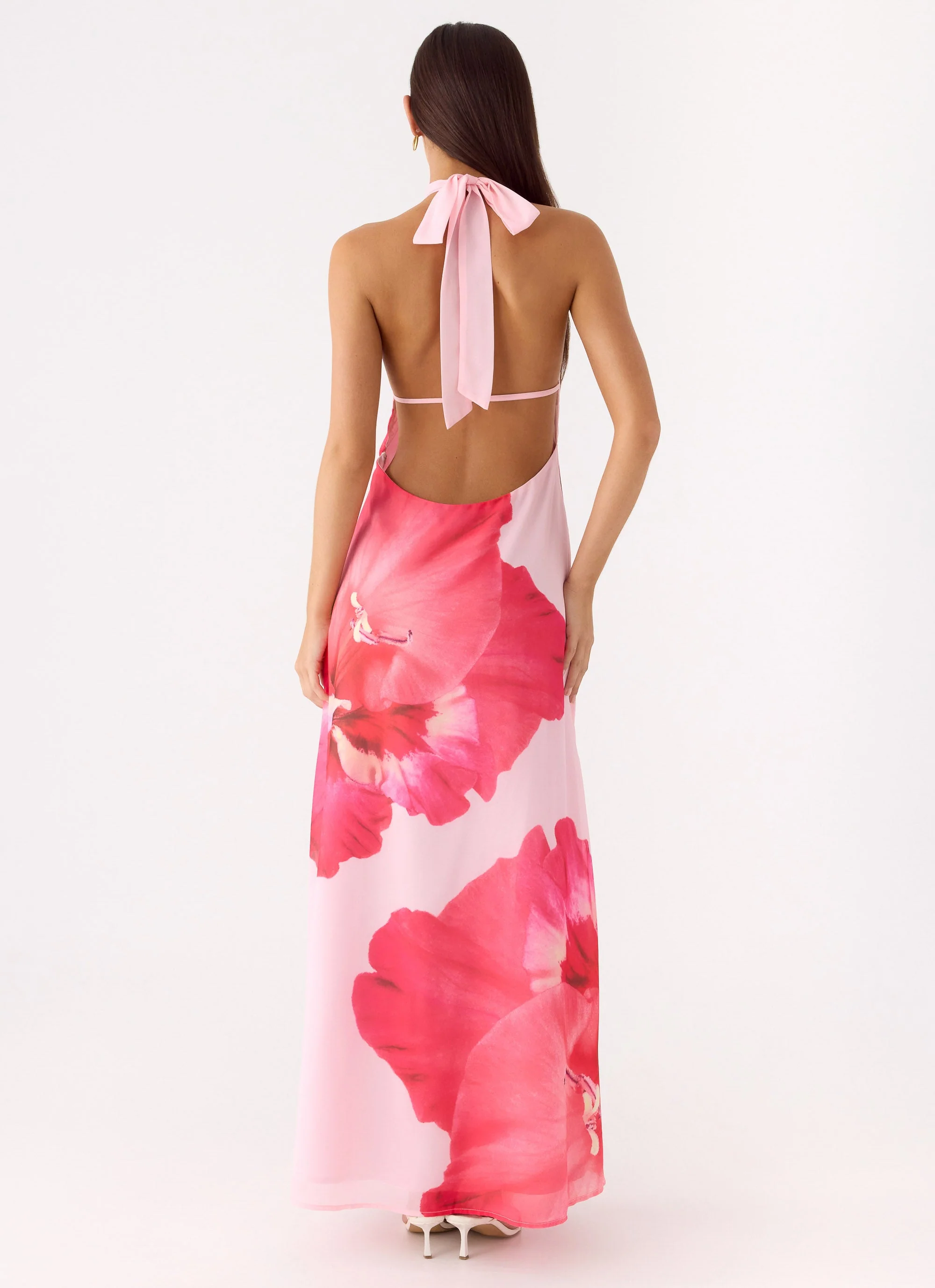 Len Maxi Dress - Pink Floral Spritz - Image 3