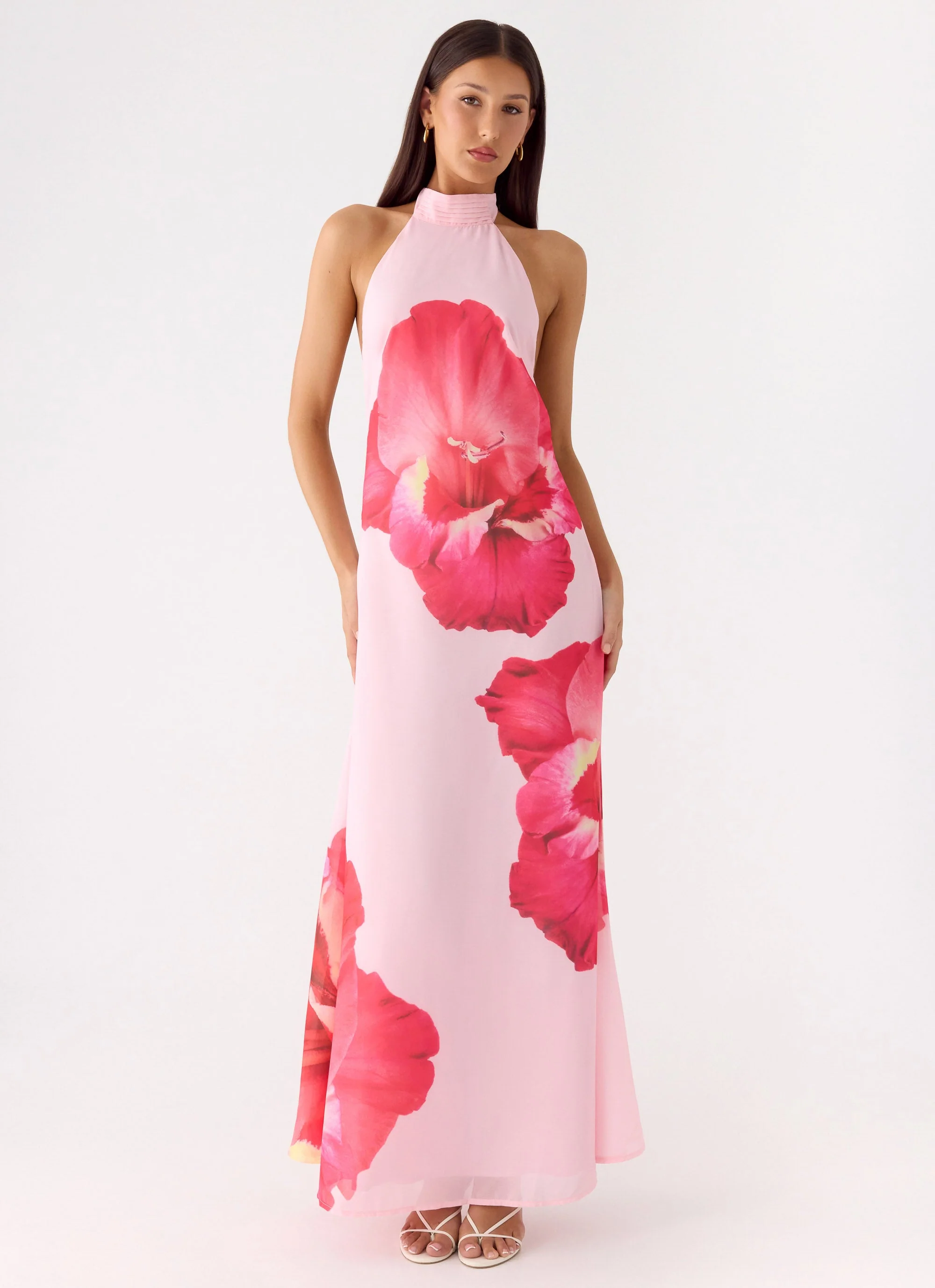 Len Maxi Dress - Pink Floral Spritz - Image 4