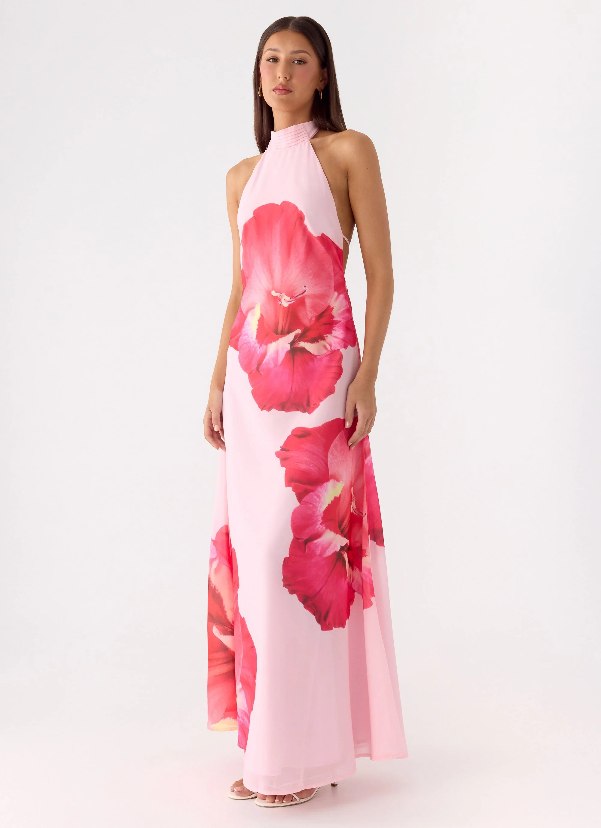 Len Maxi Dress - Pink Floral Spritz - Image 6