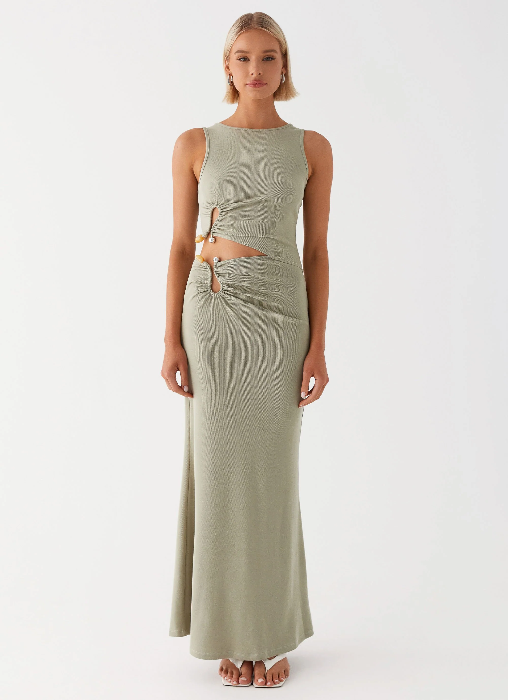 Lennox Maxi Dress - Sage - Image 3