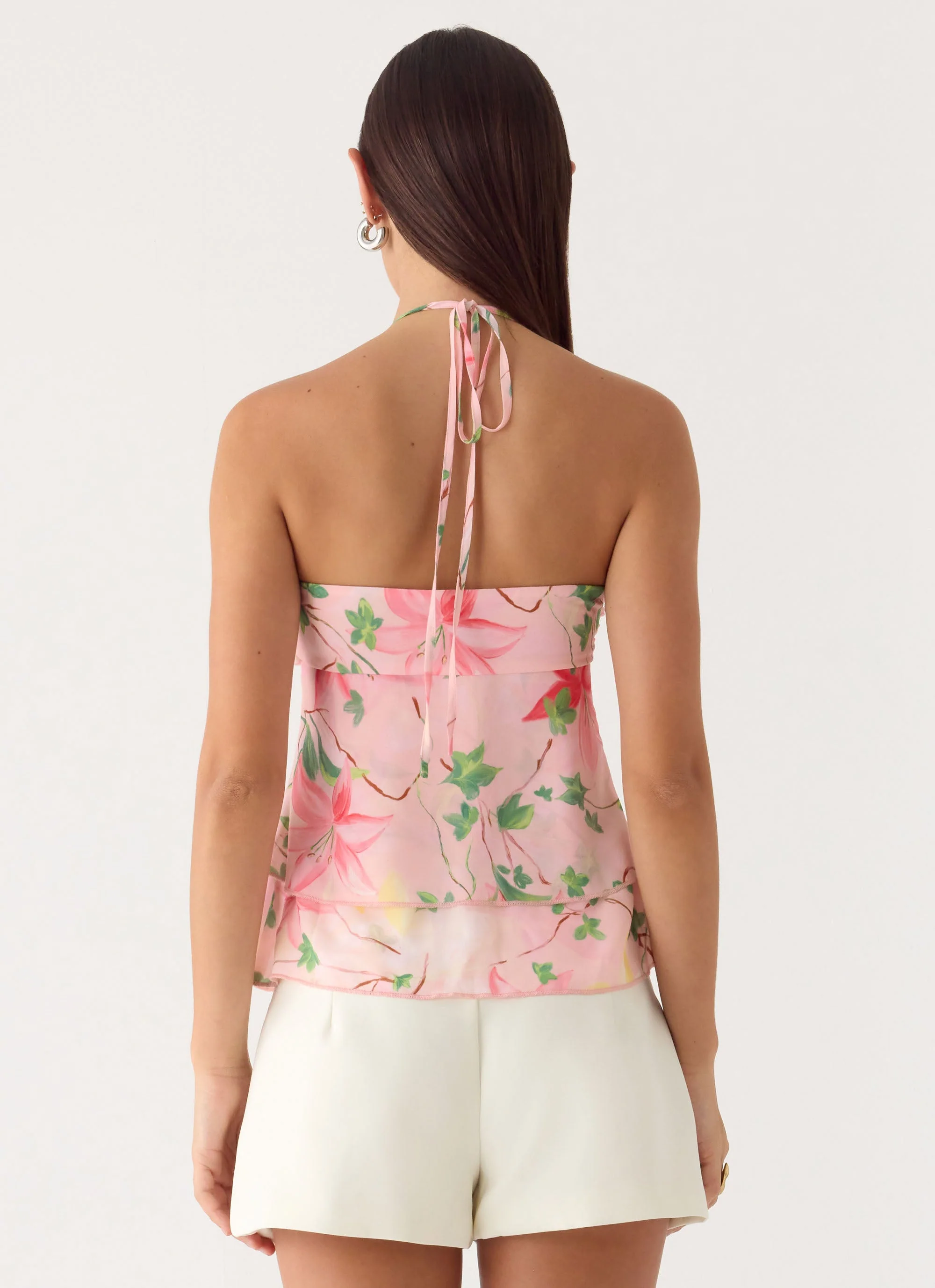 Leslie Halter Top - Blooming Spring - Image 3