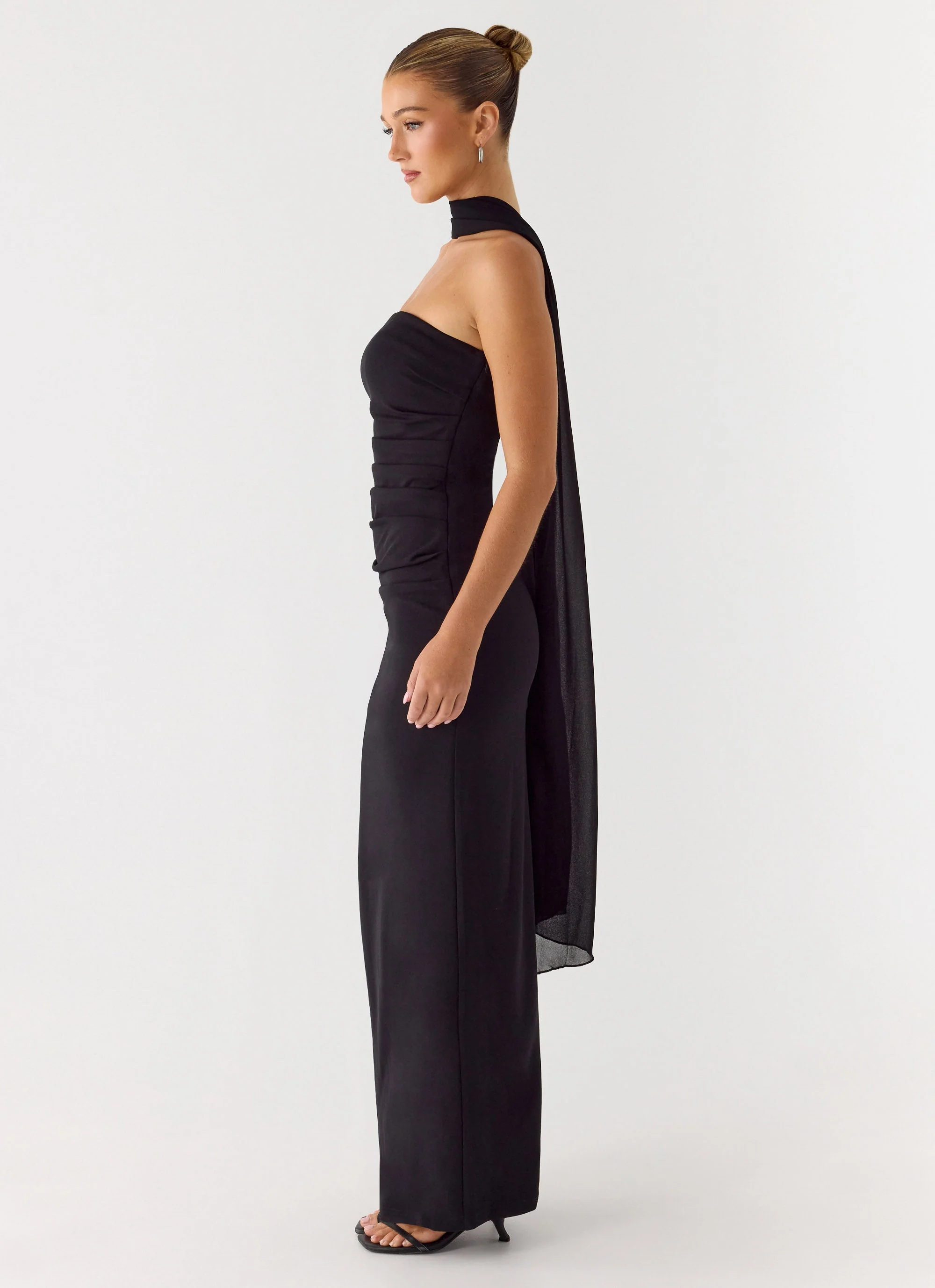 Libra Maxi Dress - Black - Image 5
