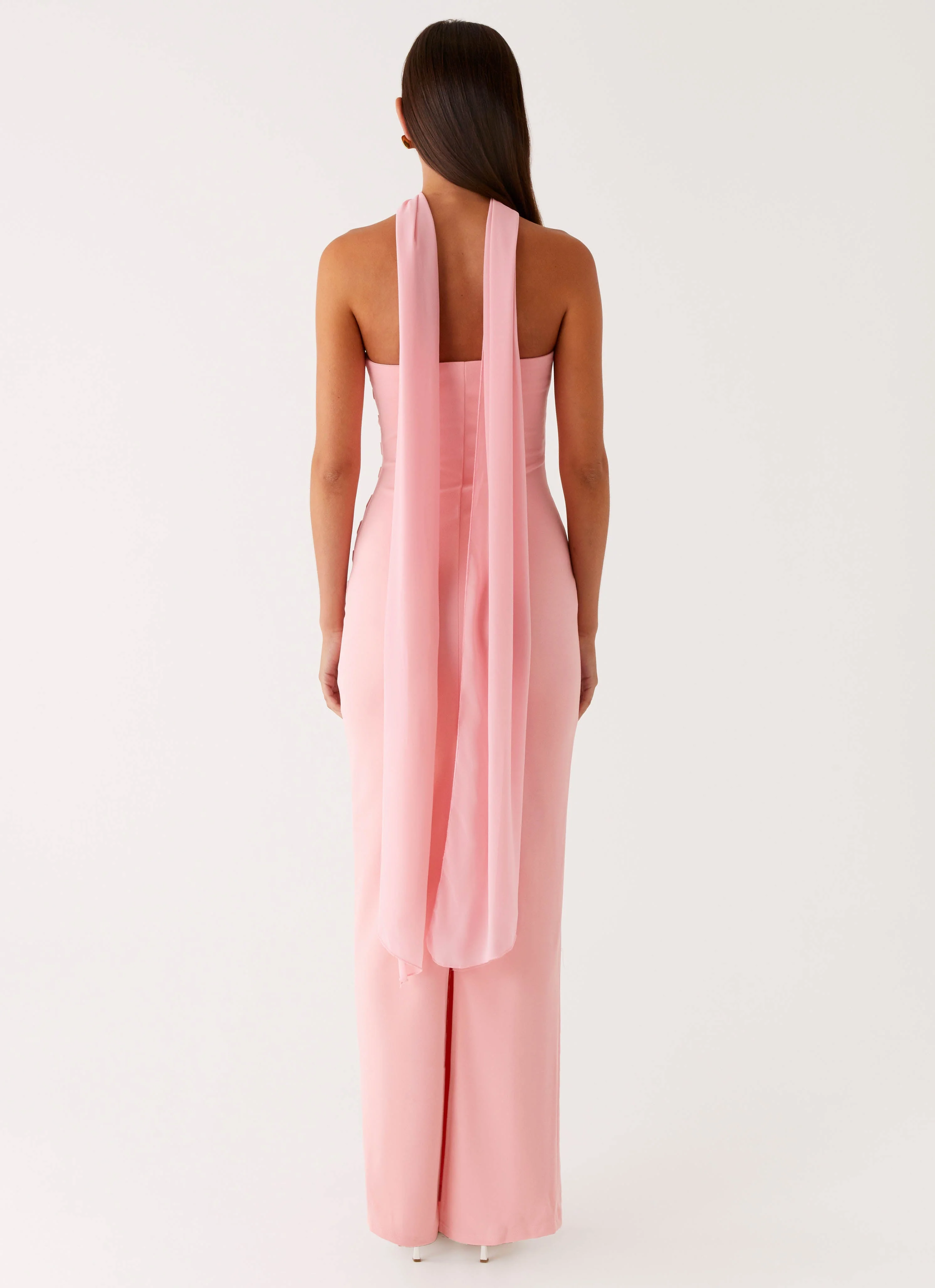 Libra Maxi Dress - Pink - Image 2