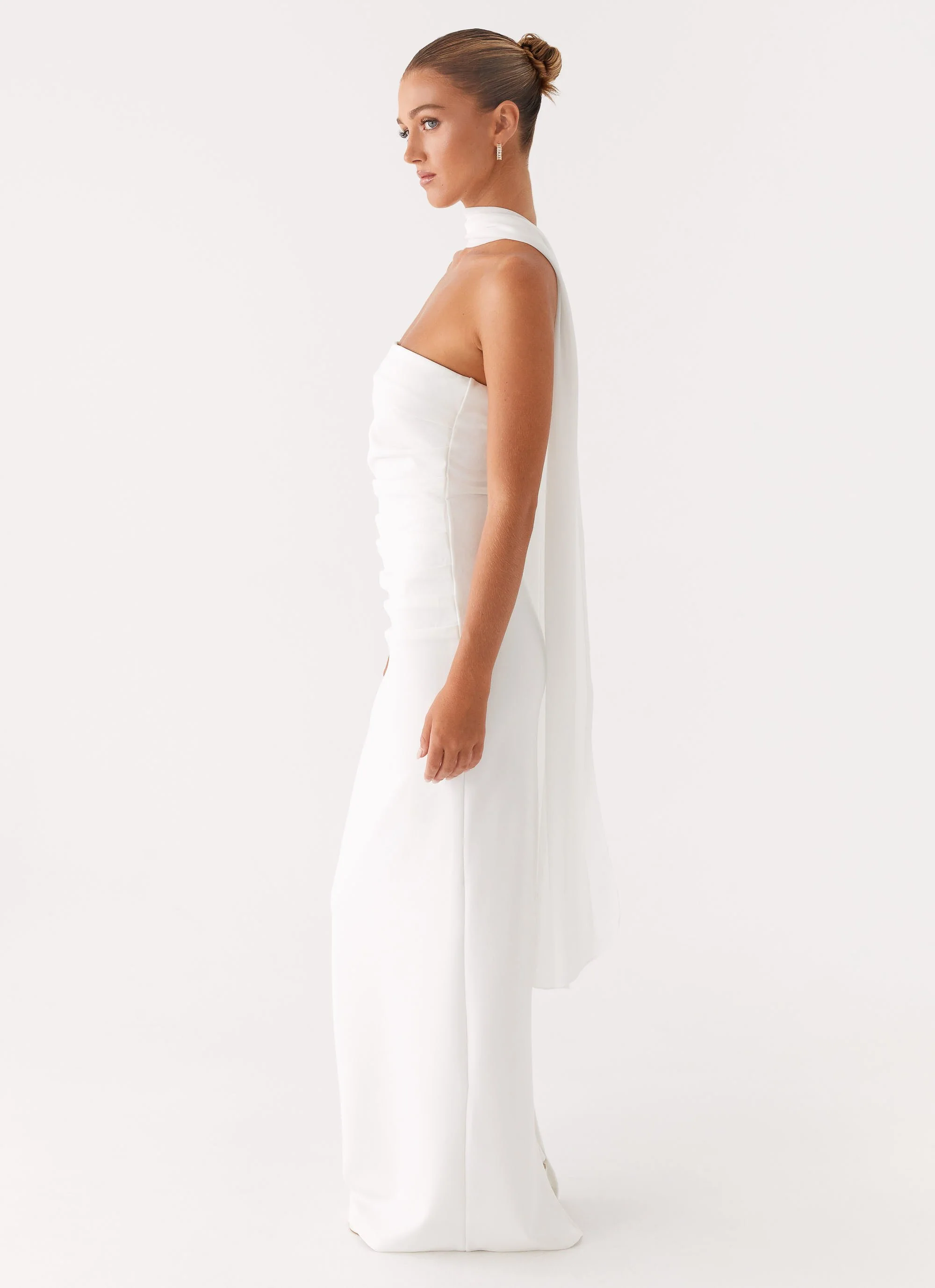 Libra Maxi Dress - White - Image 3