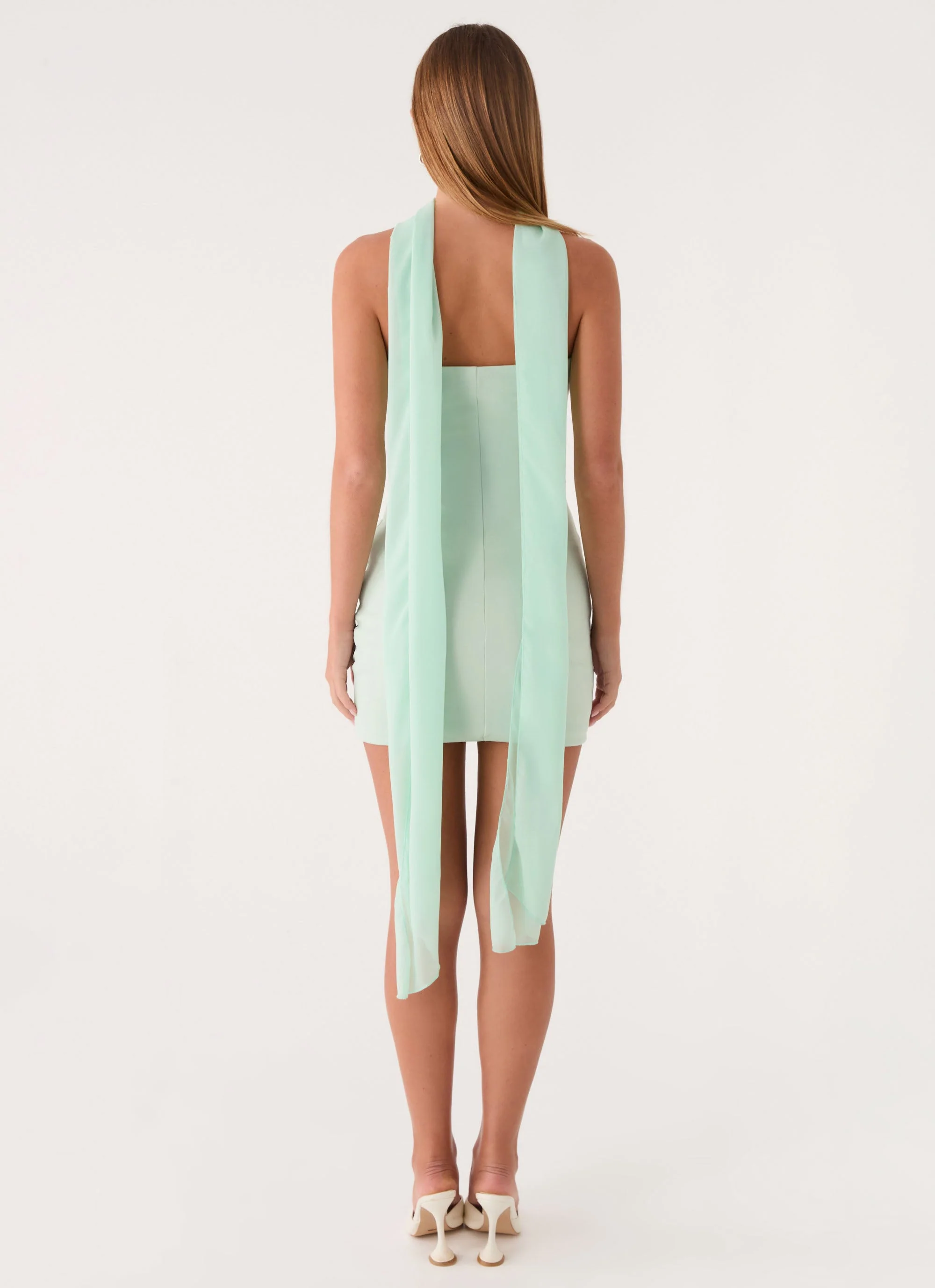 Libra Mini Dress - Sage - Image 3