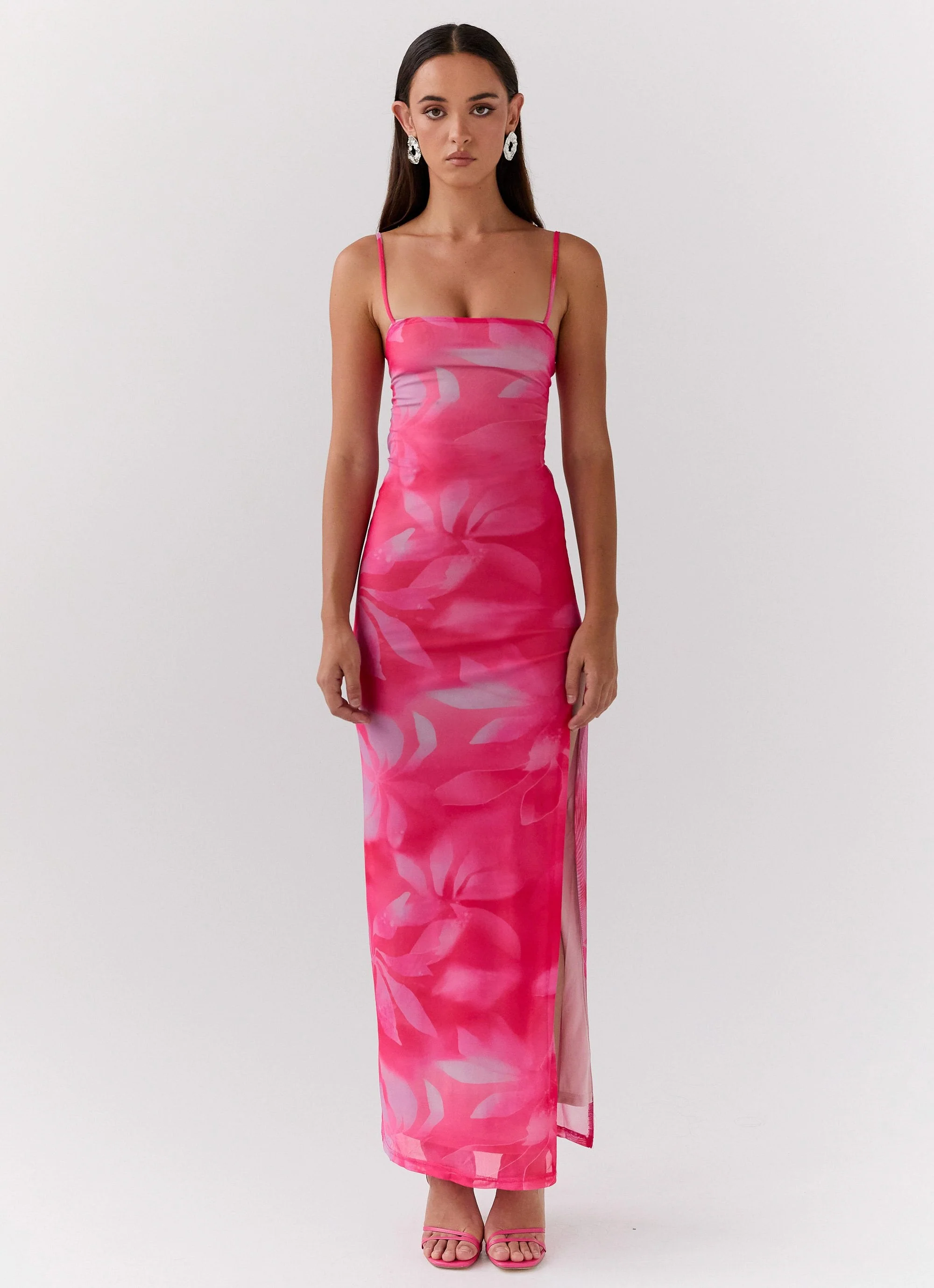 Life In Pink Maxi Dress - Abstract Bloom - Image 2