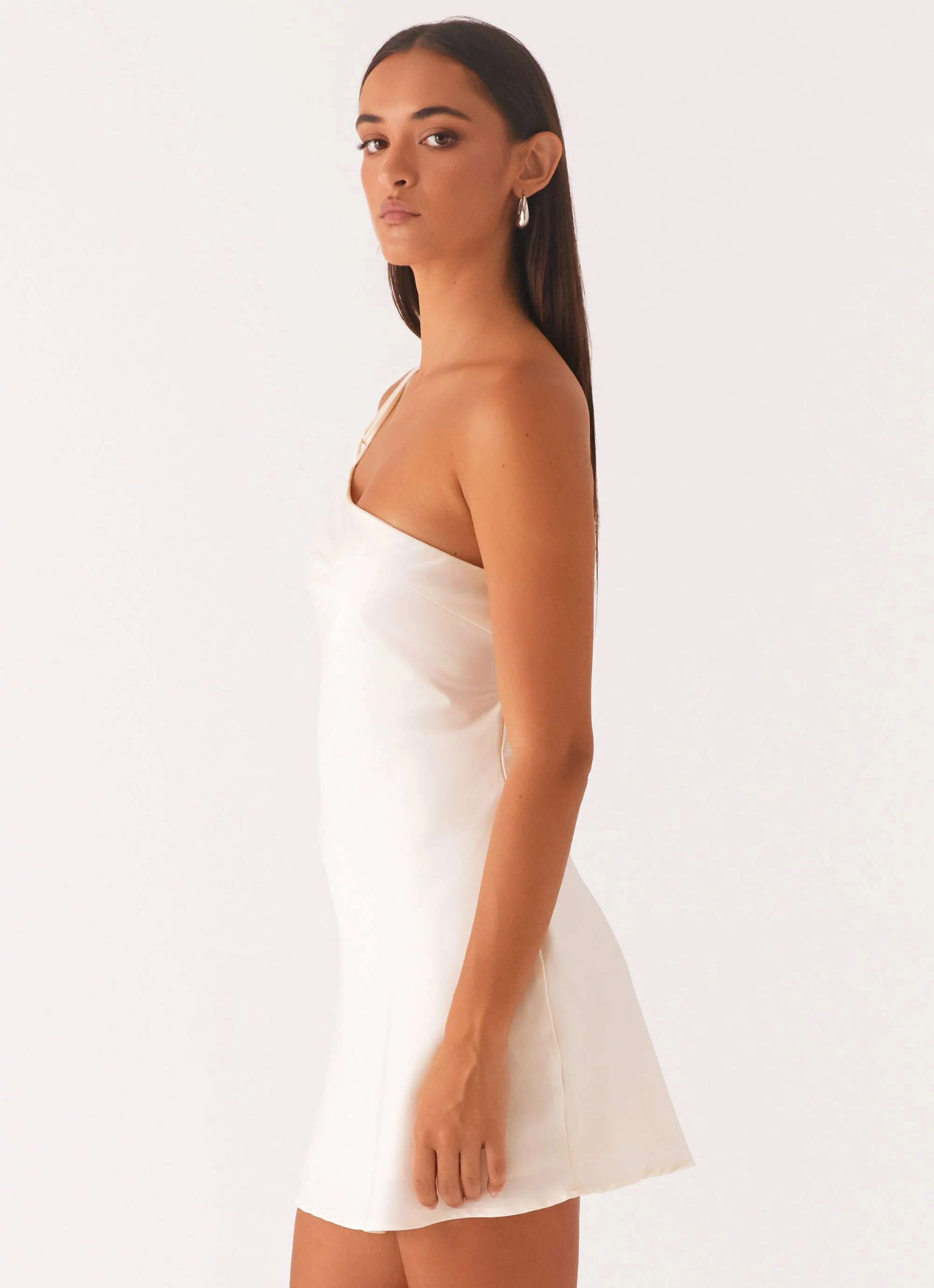 Lights Out Mini Dress - Pearl - Image 3