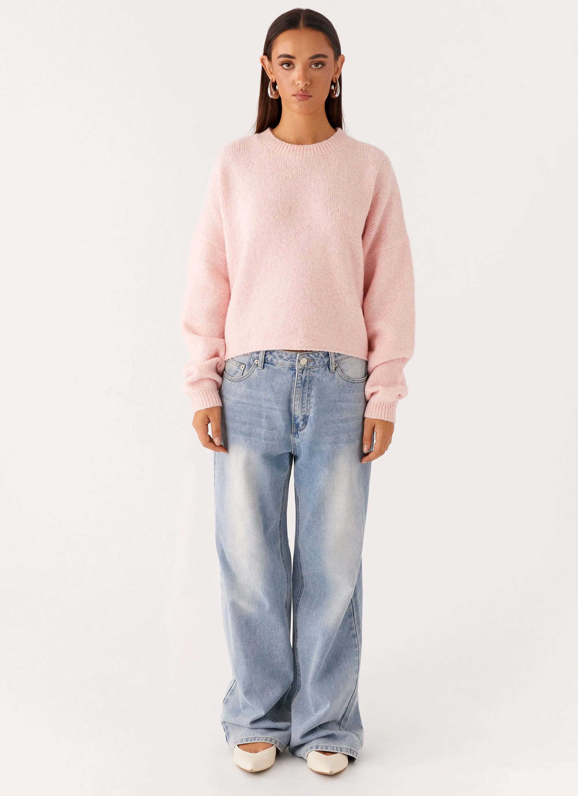 Lilah Knit Jumper - Pink - Image 2