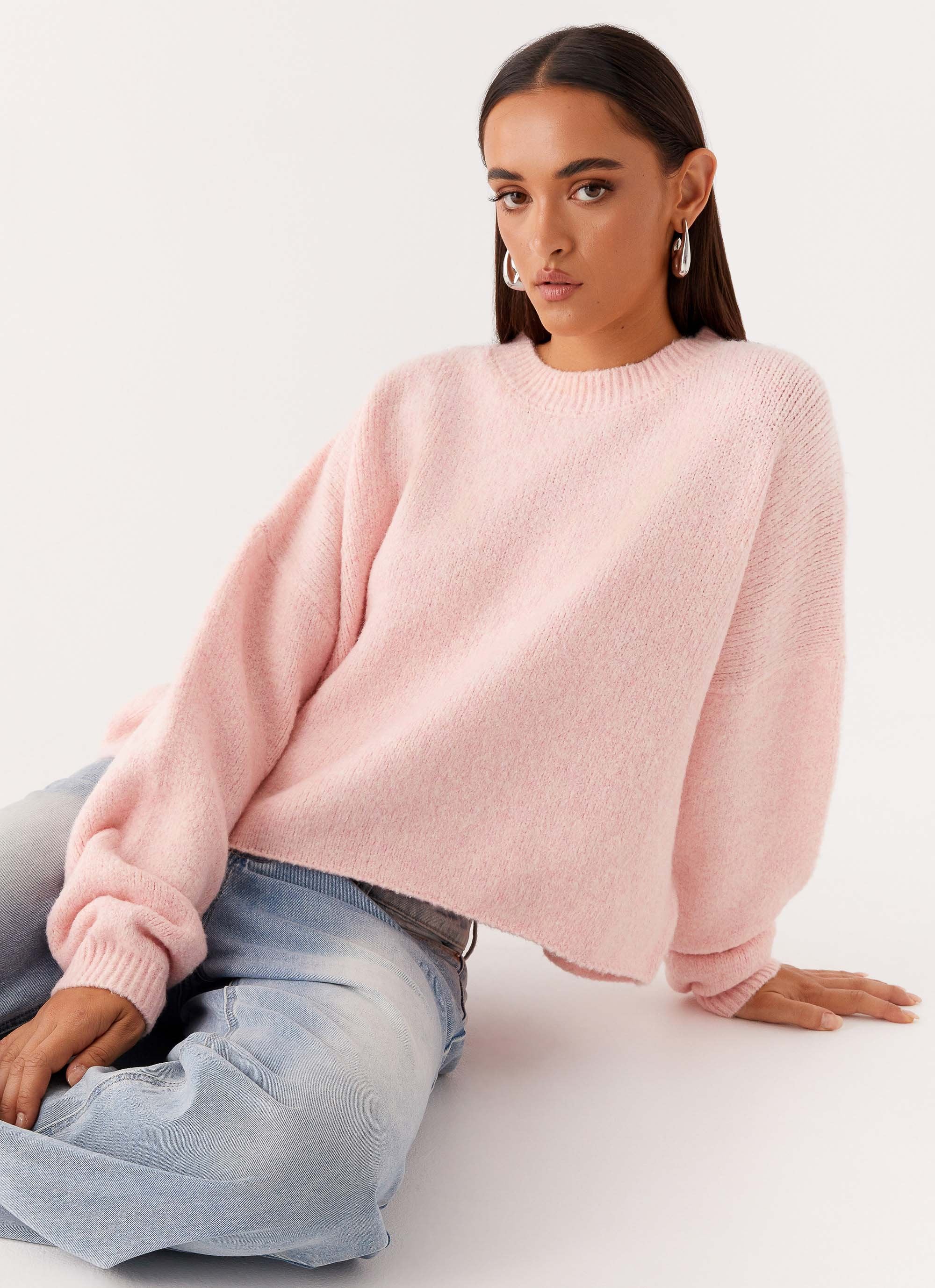 Lilah Knit Jumper - Pink - Image 6