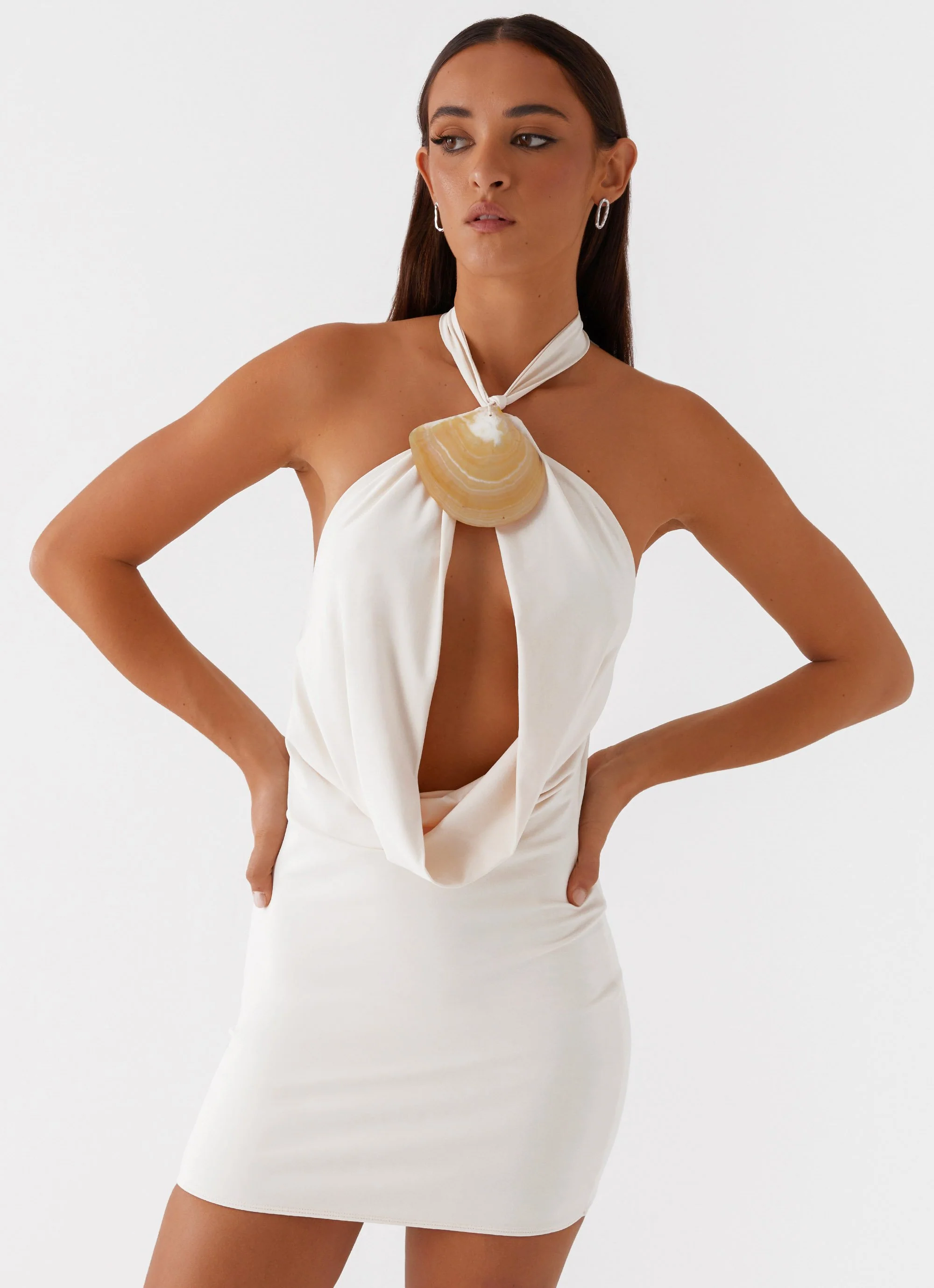 Liora Mini Dress - Ivory - Image 6