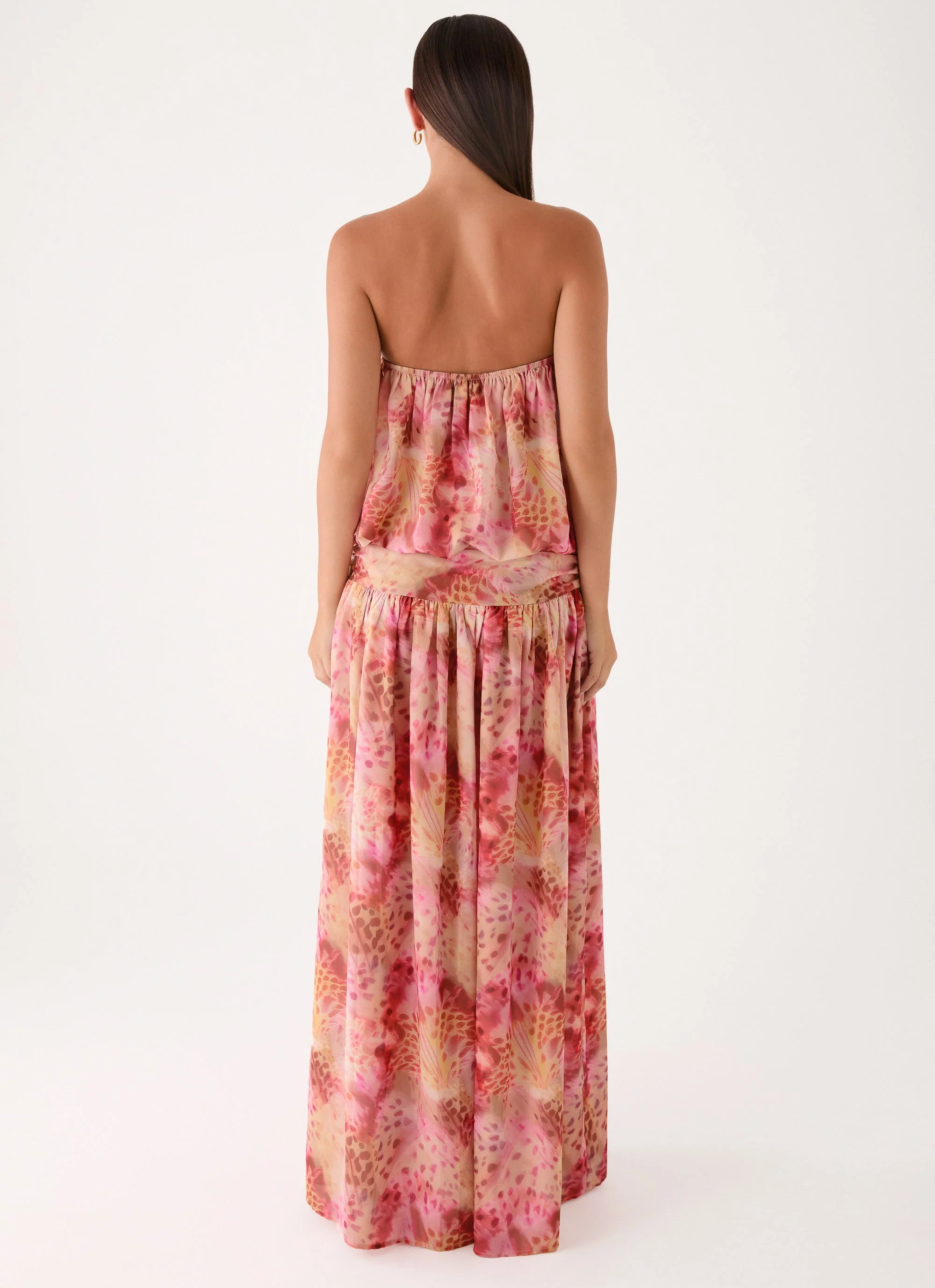 Lioras Strapless Maxi Dress - Botanic Cheetah - Image 3