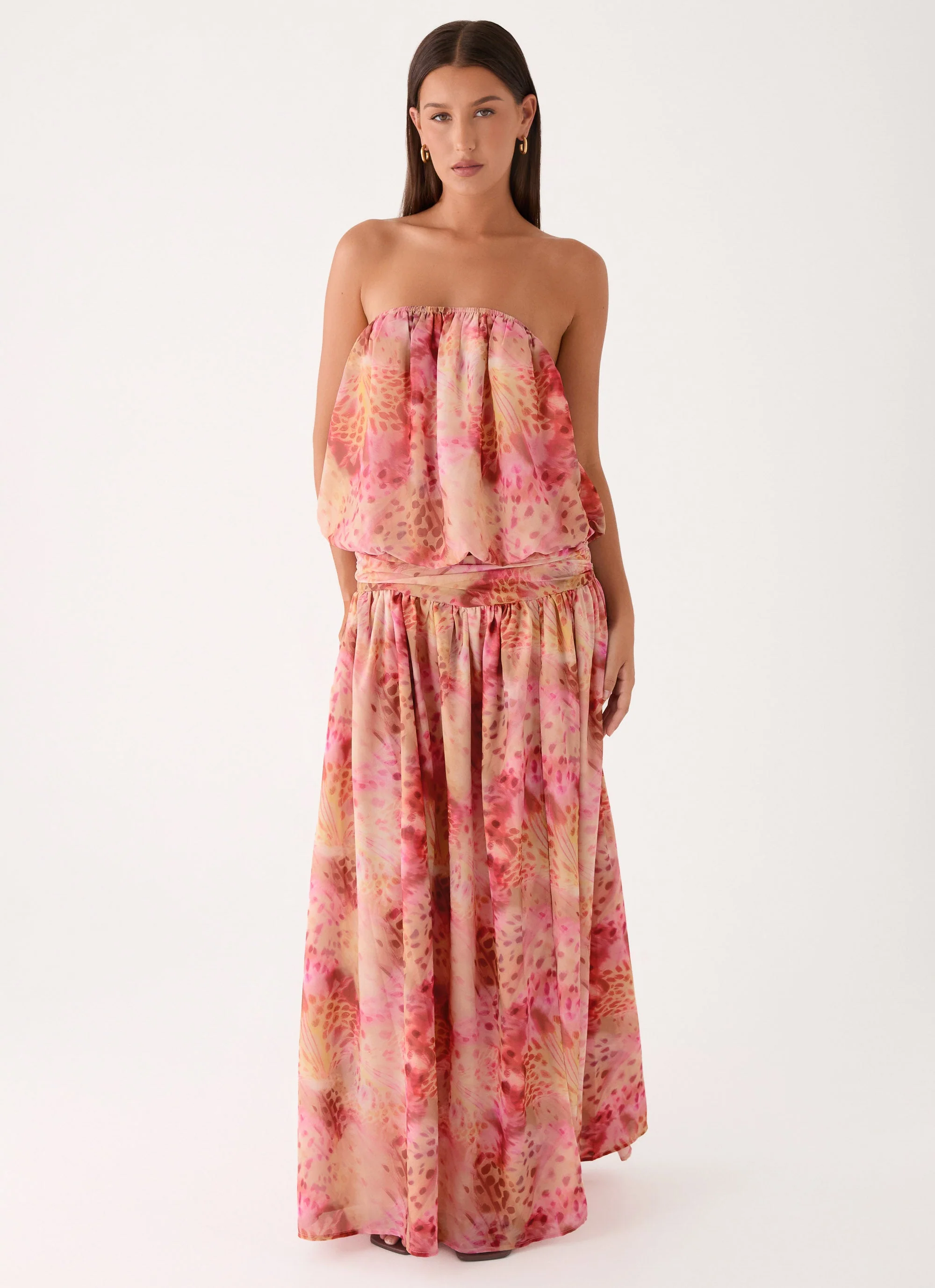 Lioras Strapless Maxi Dress - Botanic Cheetah - Image 6