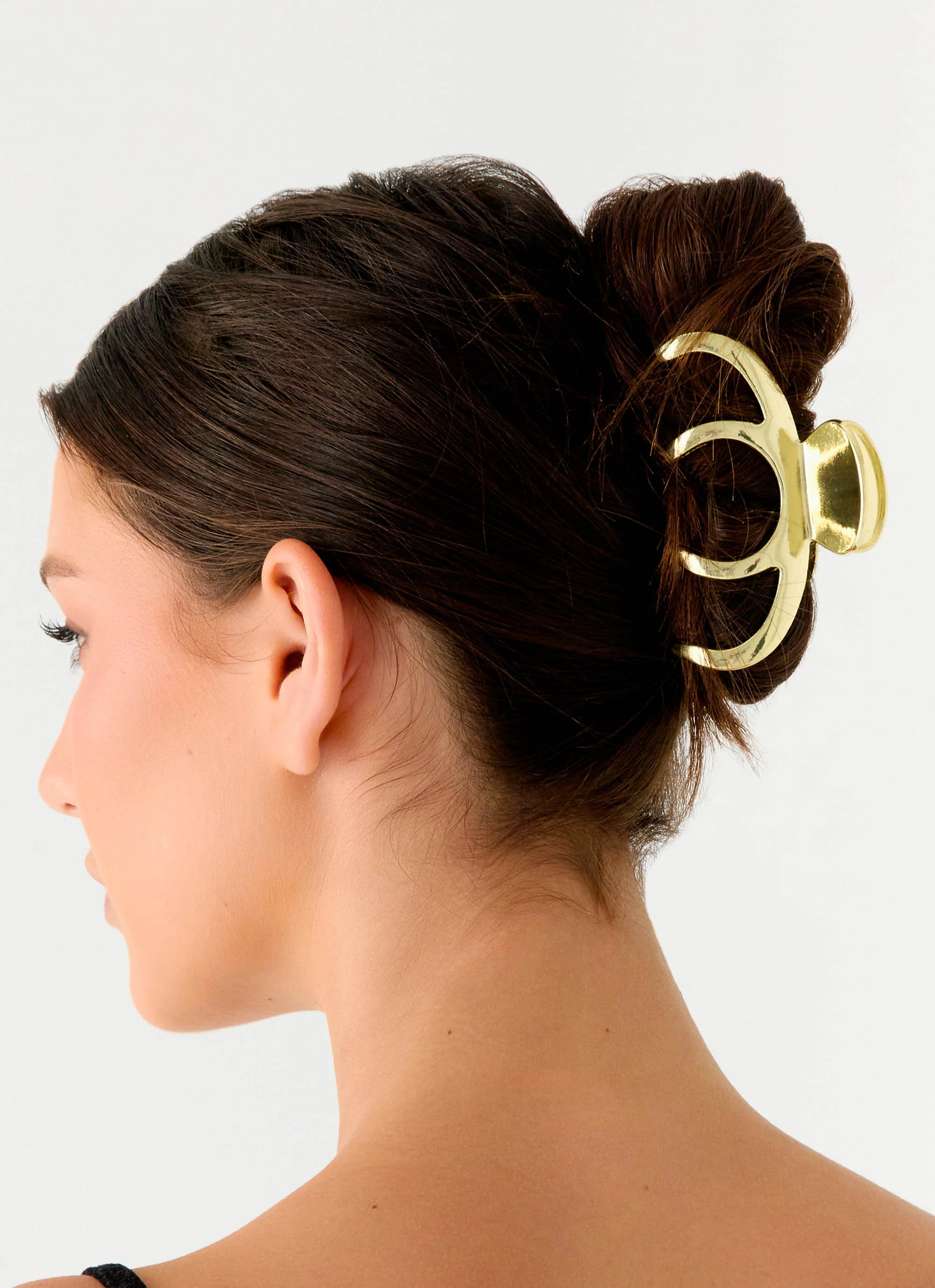 Liquid Gold Claw Clip - Gold - Image 2