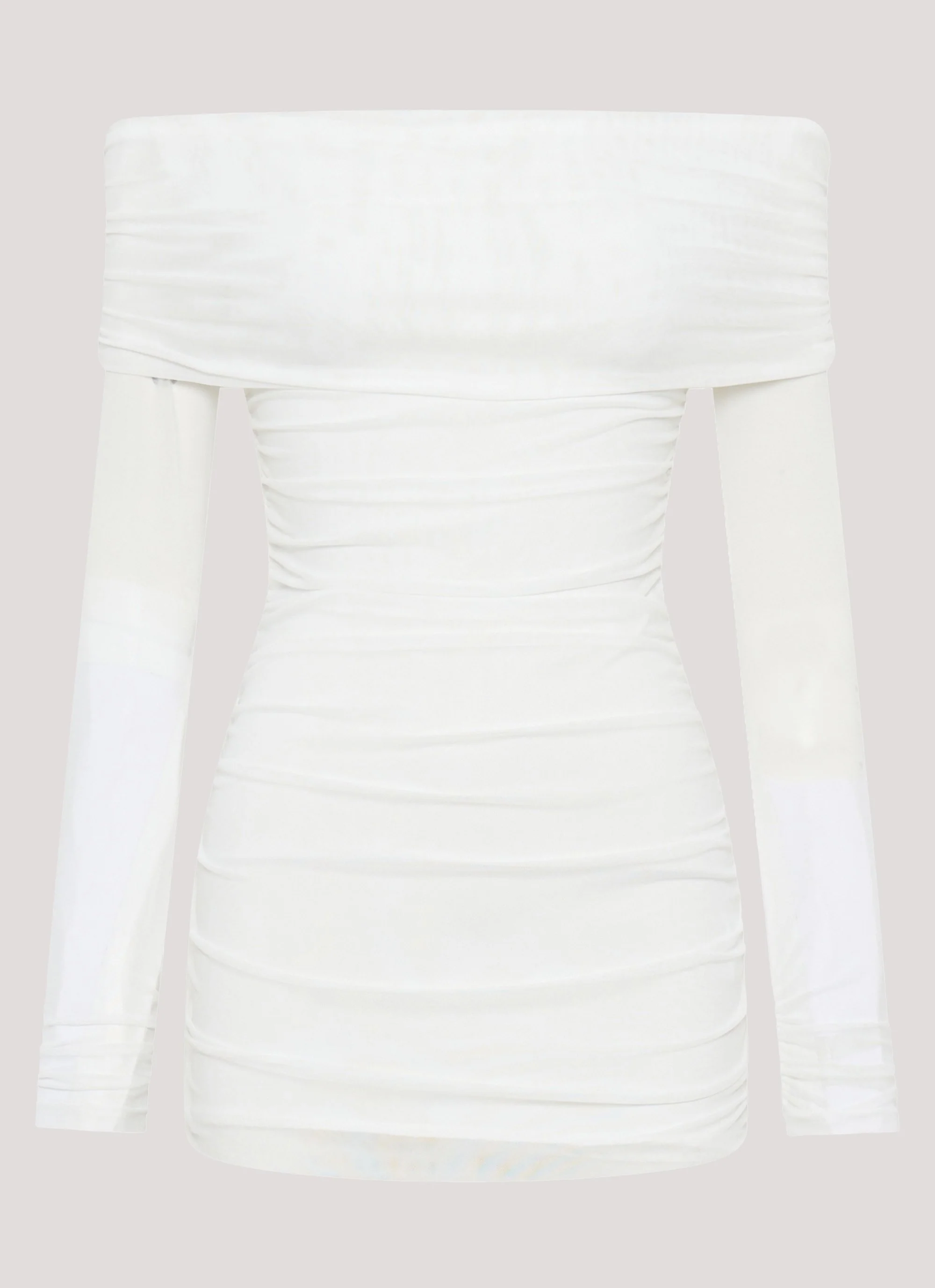 Liquid Spirit Mini Dress - White - Image 6