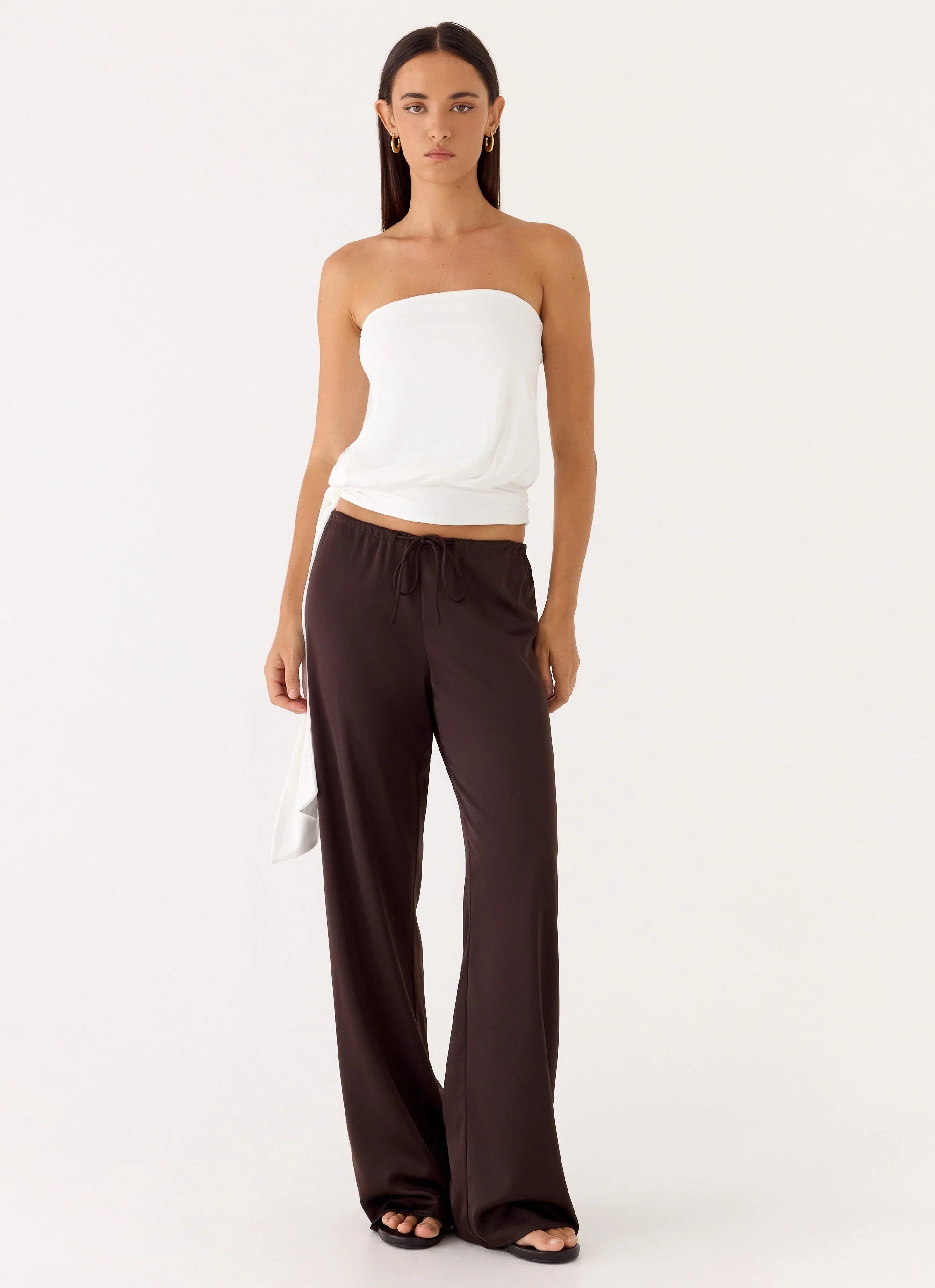 Livia Strapless Top - White - Image 6