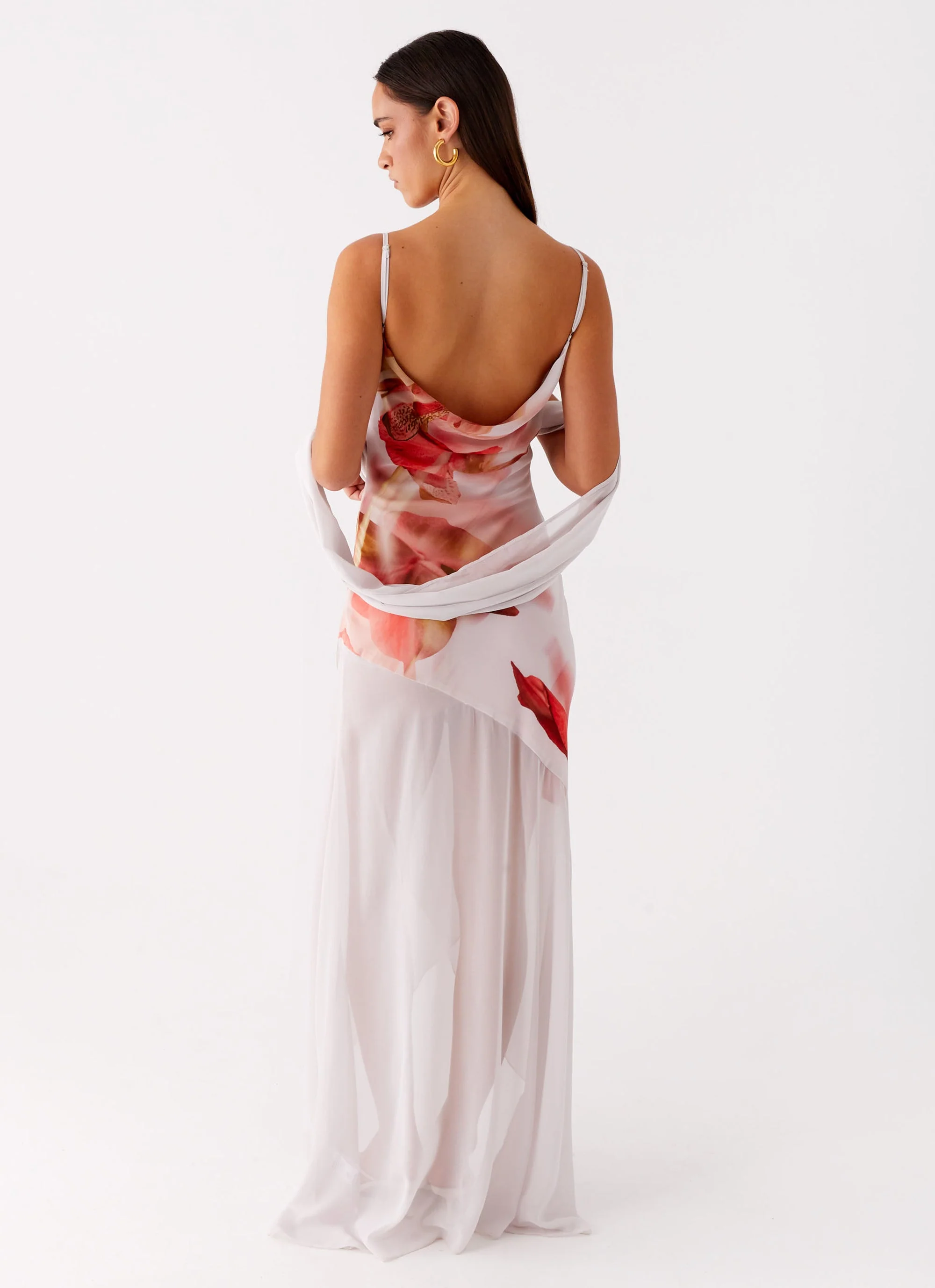 Loire Maxi Dress - Peach Rose - Image 4