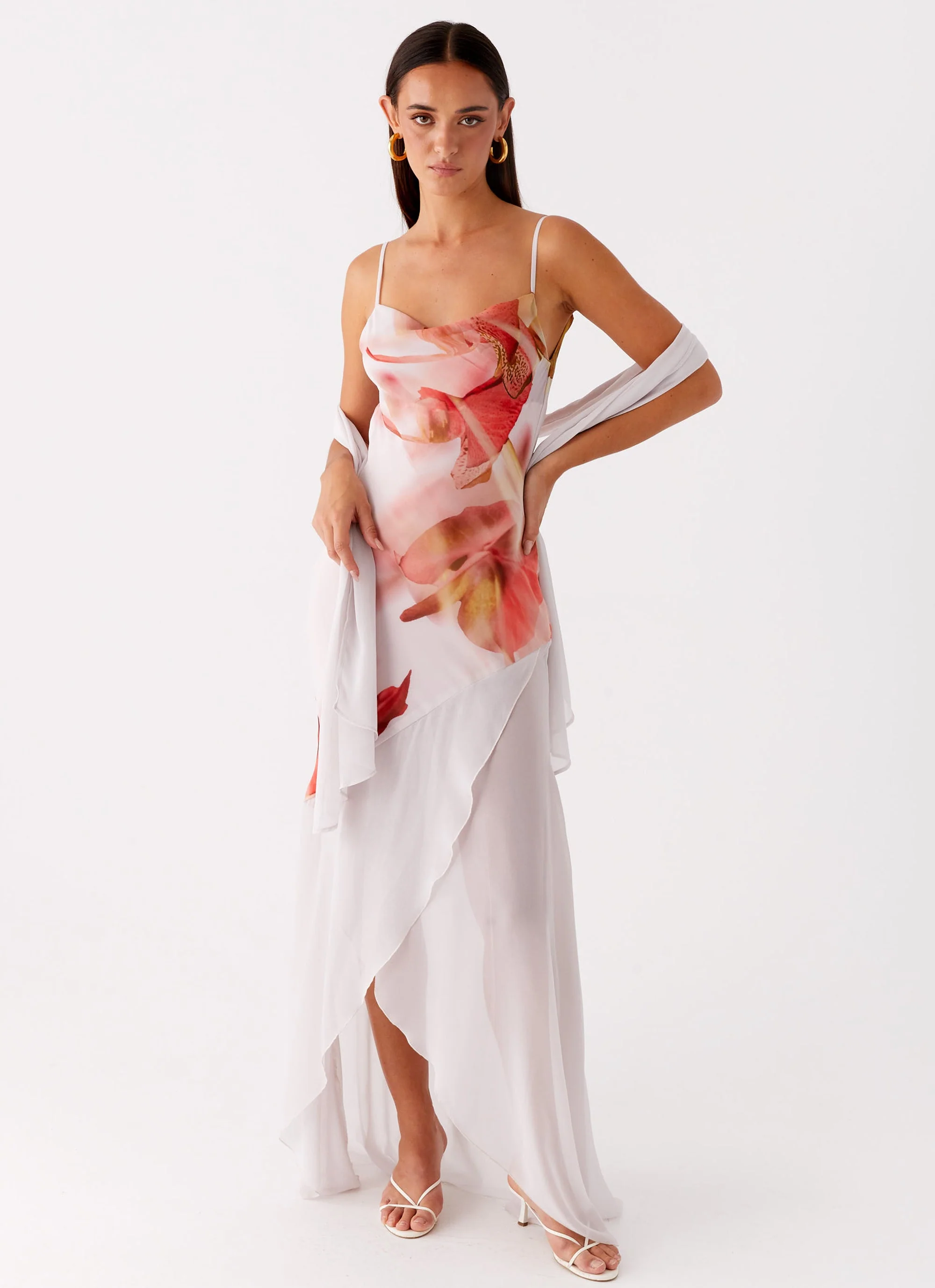 Loire Maxi Dress - Peach Rose - Image 6
