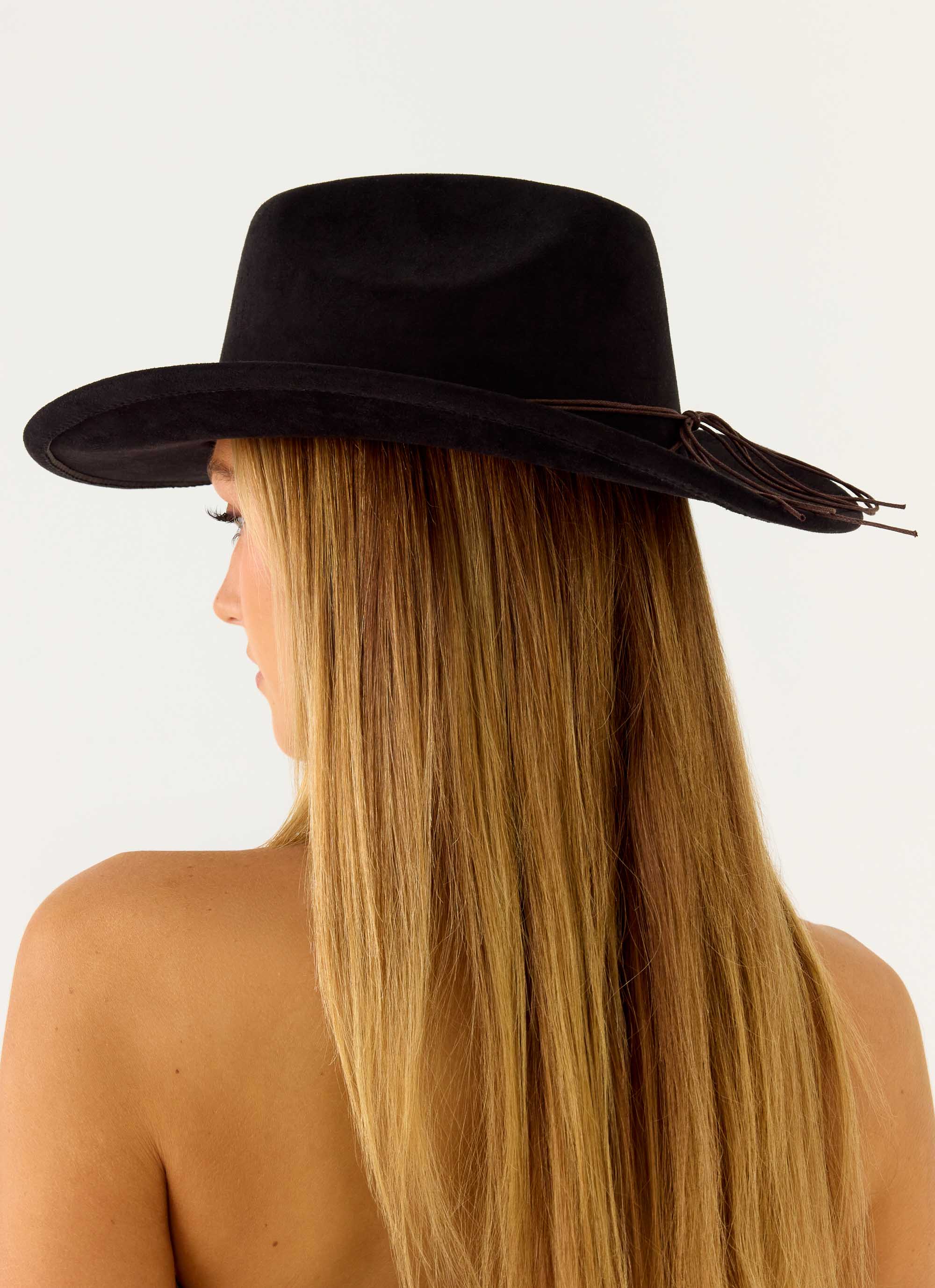 Lone Star Cowboy Hat - Black - Image 4