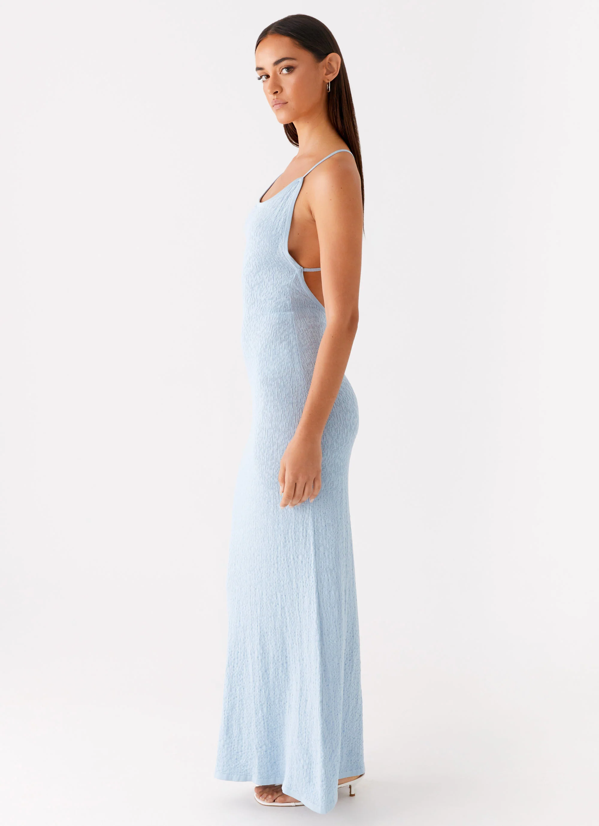 Lopez Maxi Dress - Blue - Image 3