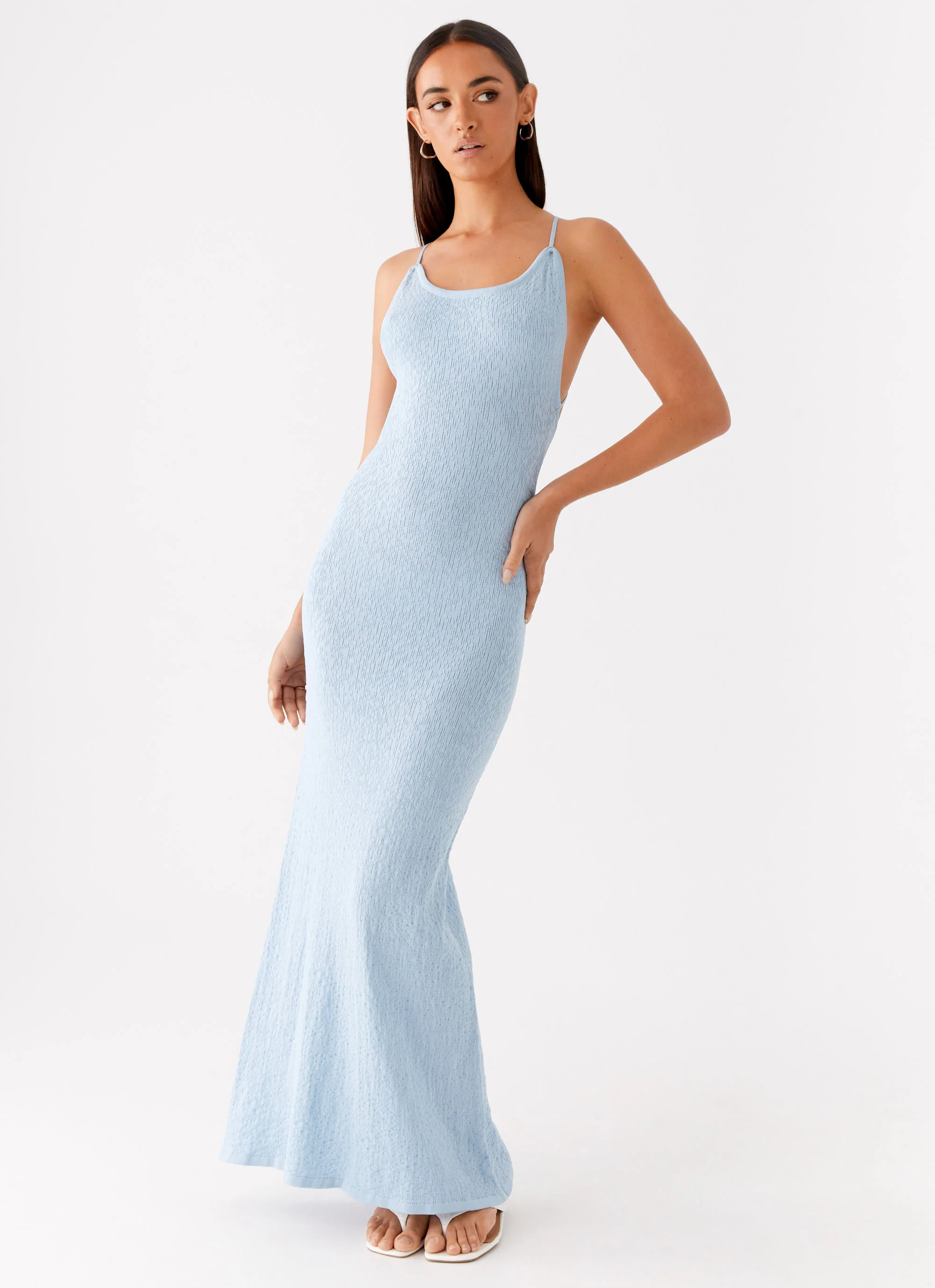 Lopez Maxi Dress - Blue - Image 4