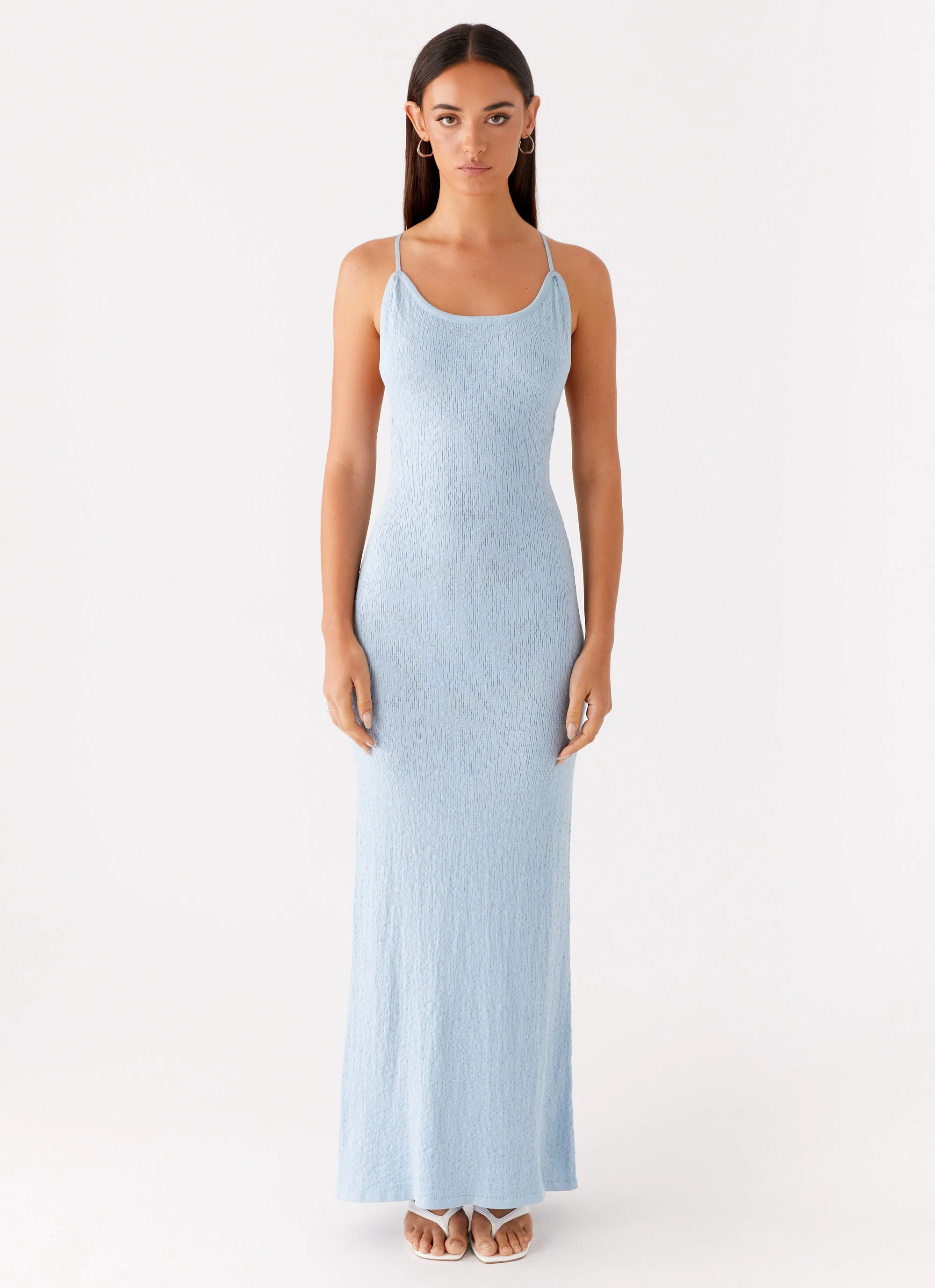 Lopez Maxi Dress - Blue - Image 5