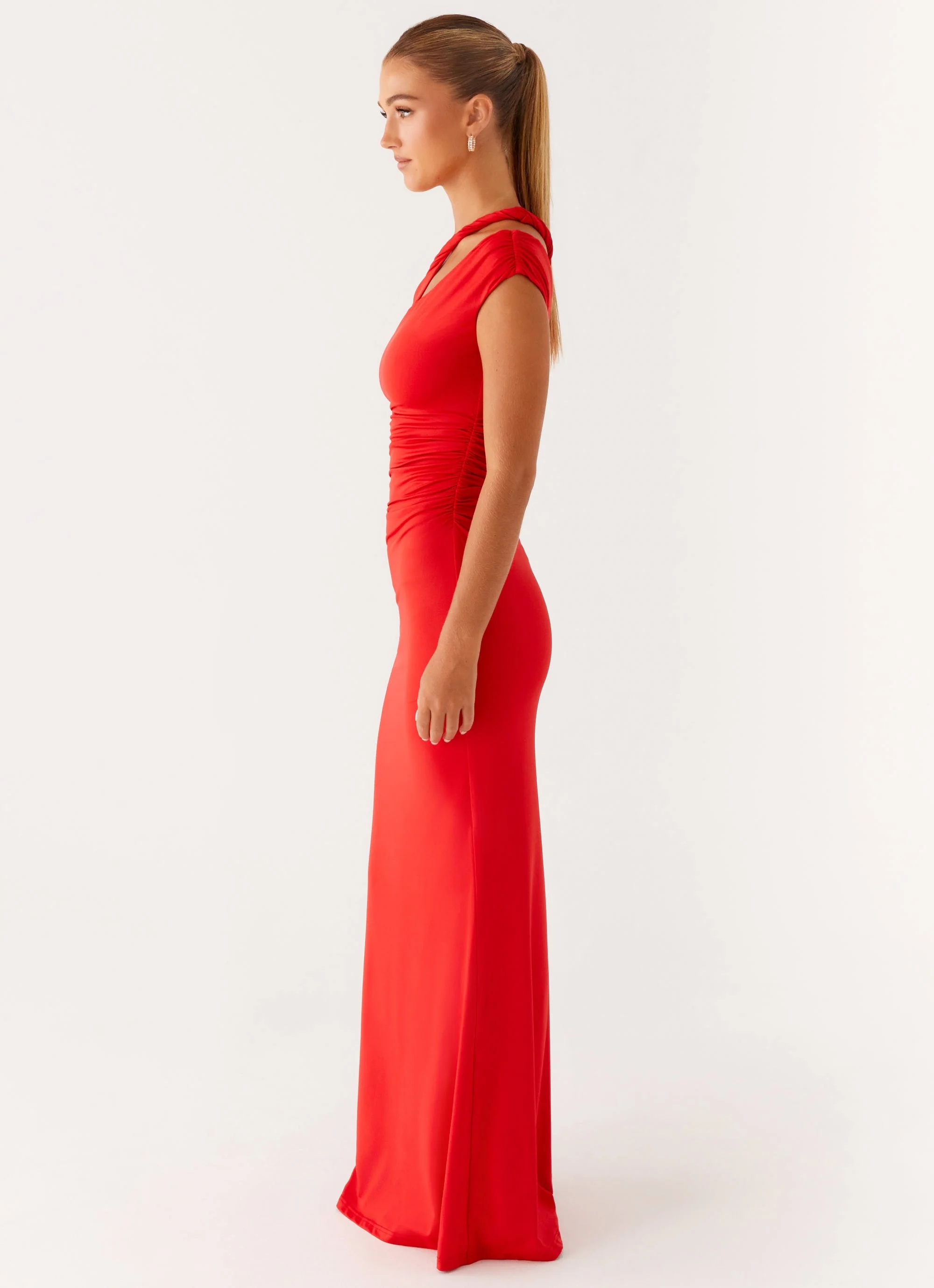 Lopez Maxi Dress - Tangerine - Image 3
