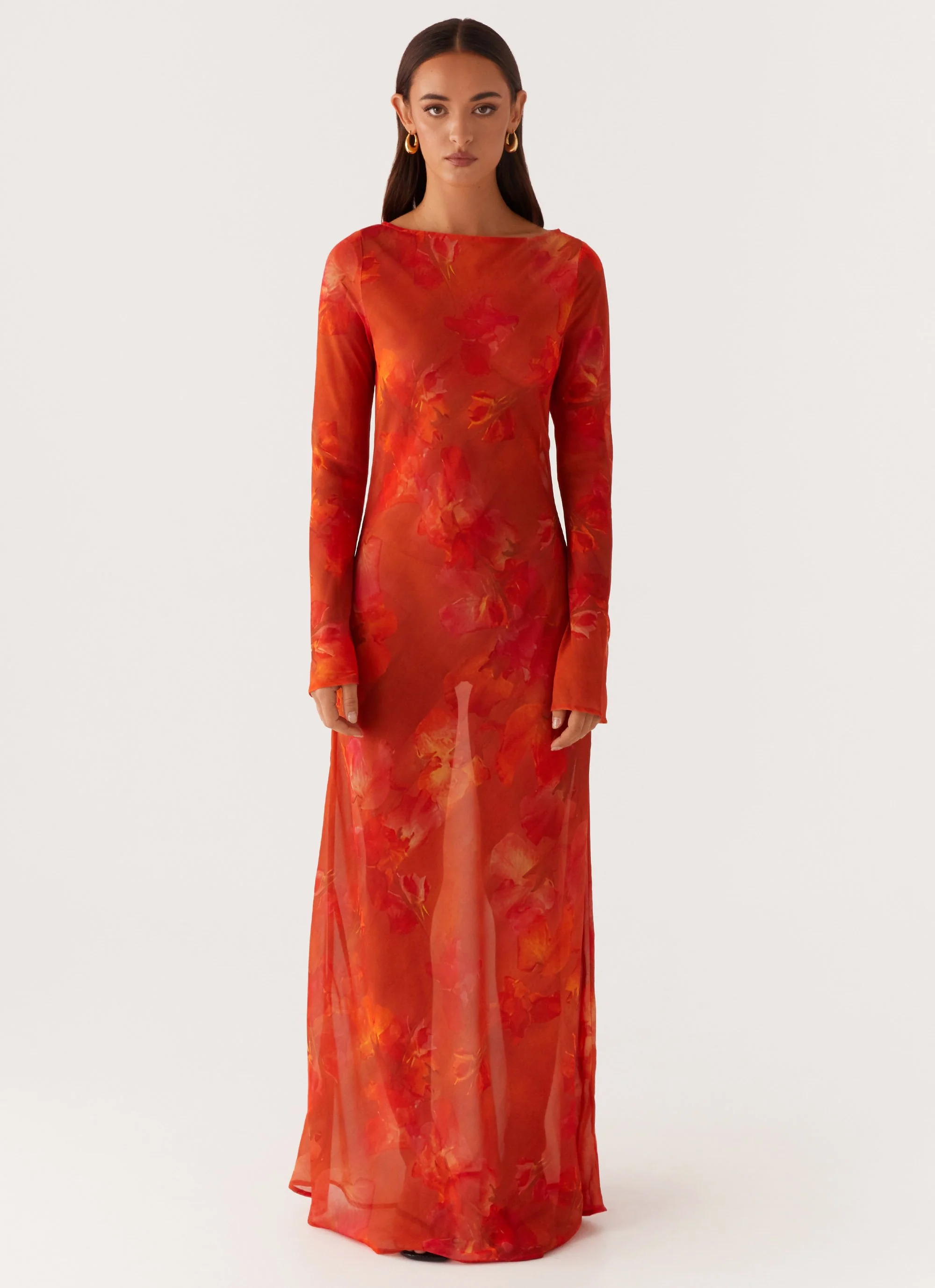 Lorde Maxi Dress - Amber - Image 3