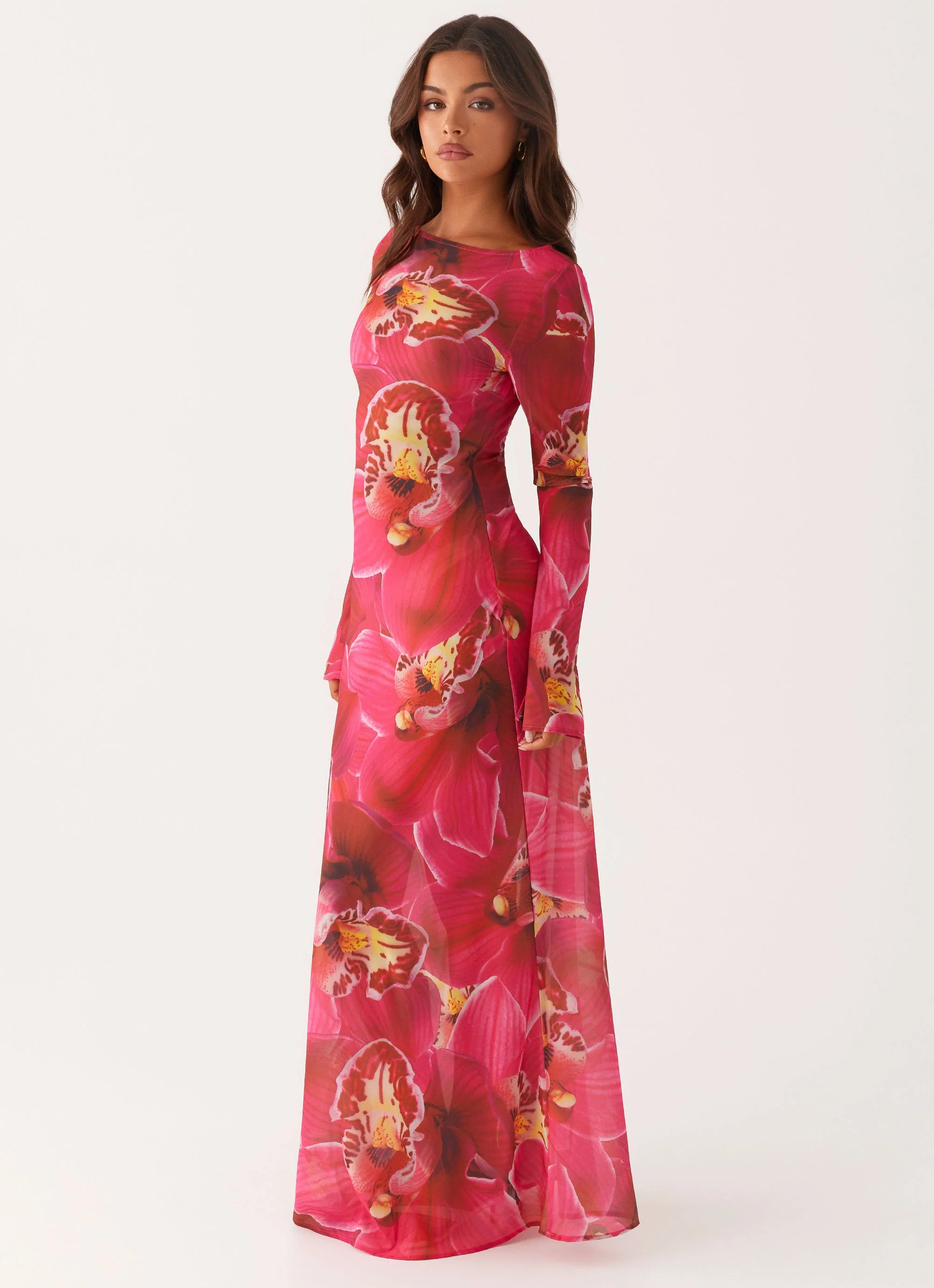 Lorde Maxi Dress - Orchid Pink - Image 3
