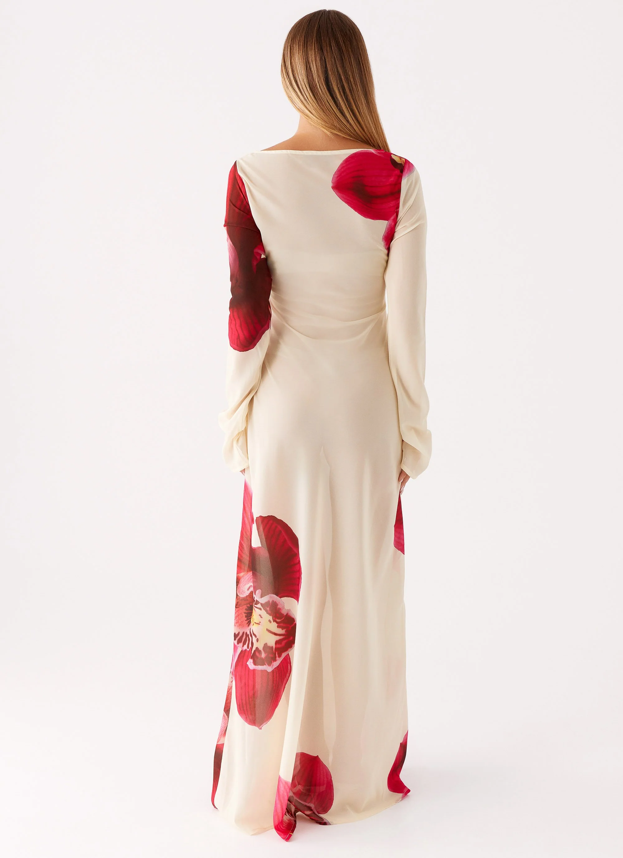 Lorde Maxi Dress - Orchid Yellow - Image 4