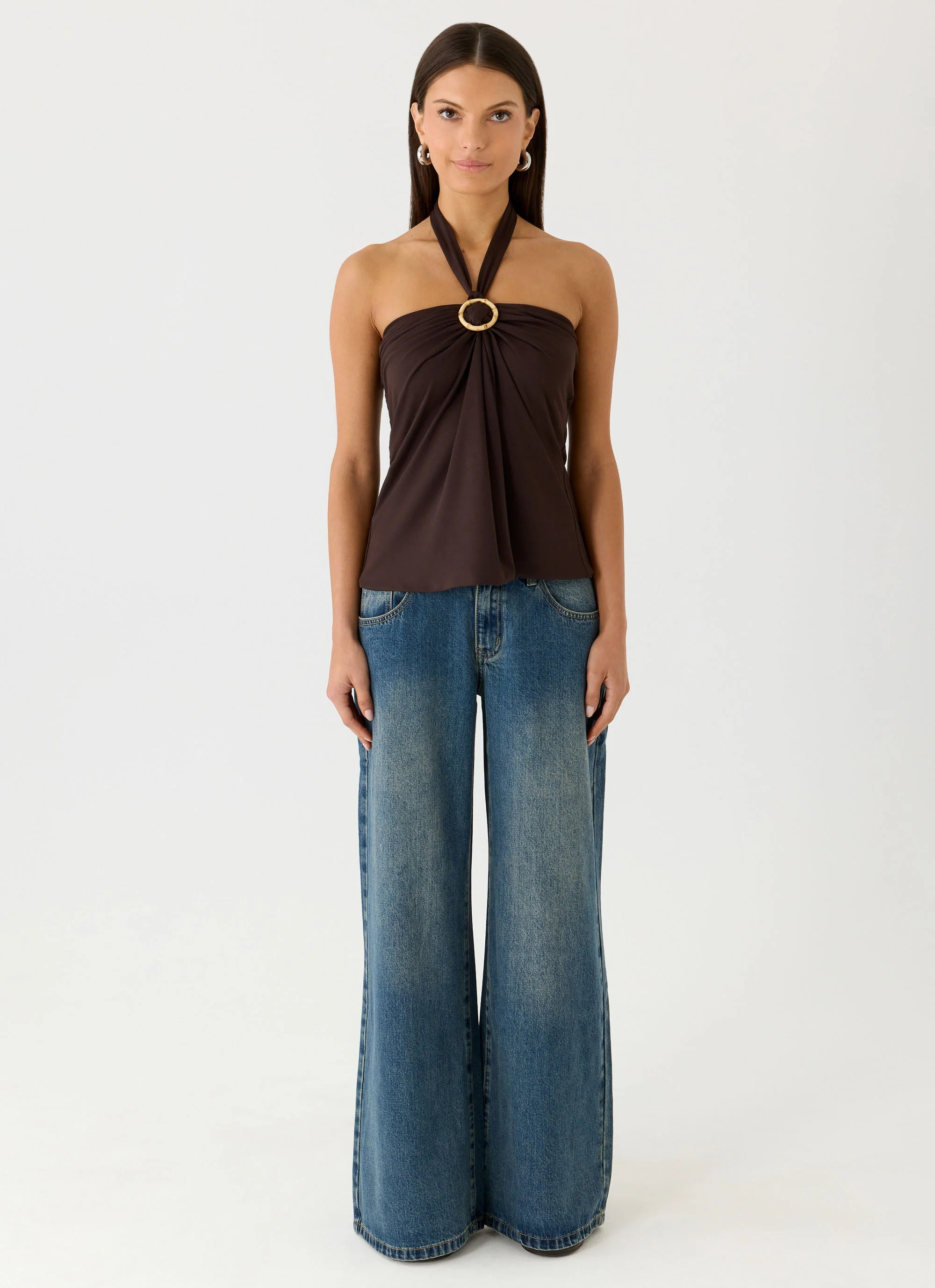 Lorenza Halter Top - Chocolate Torte - Image 4