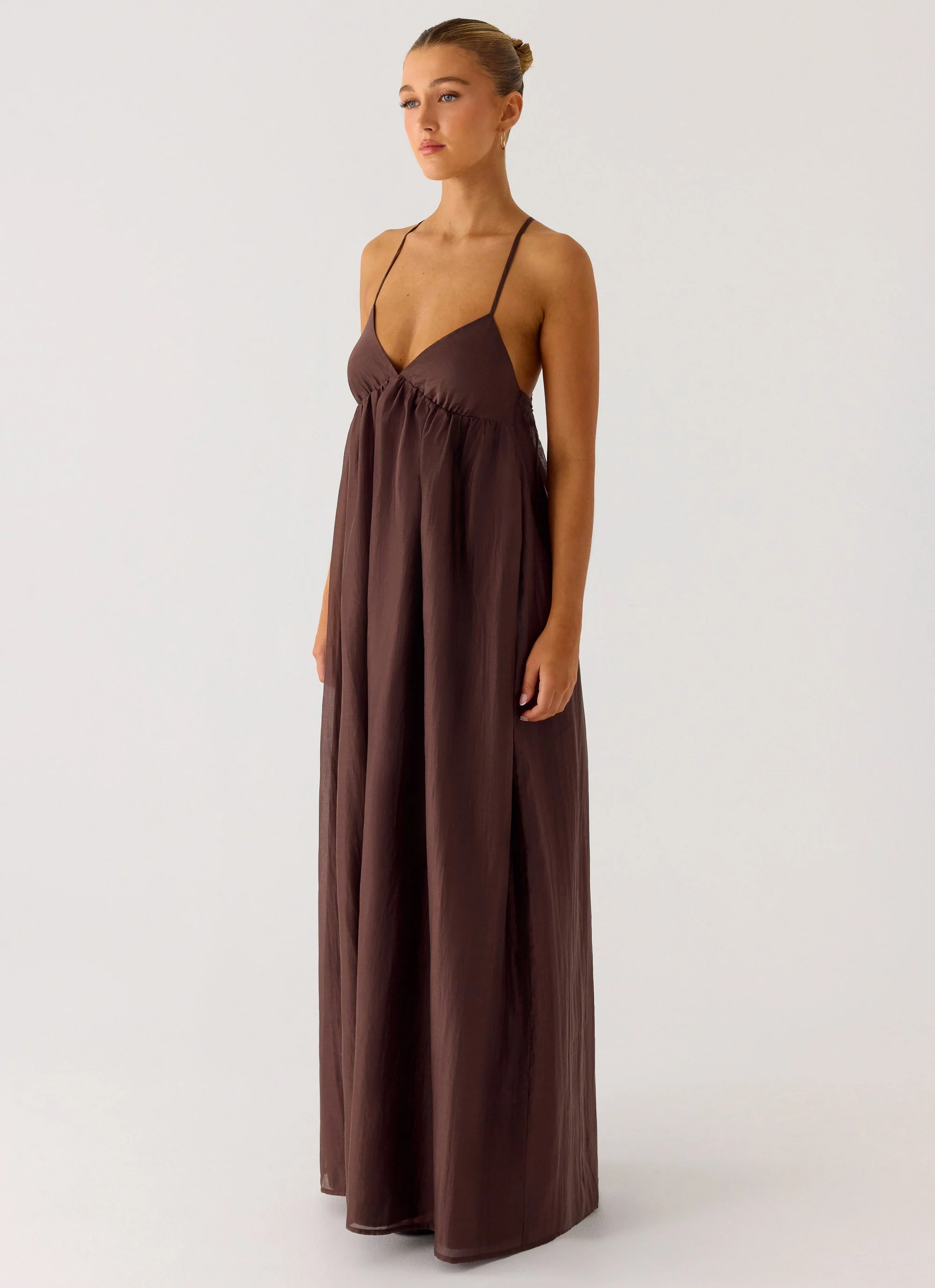 Losario Maxi Dress - Cool Chocolate - Image 6