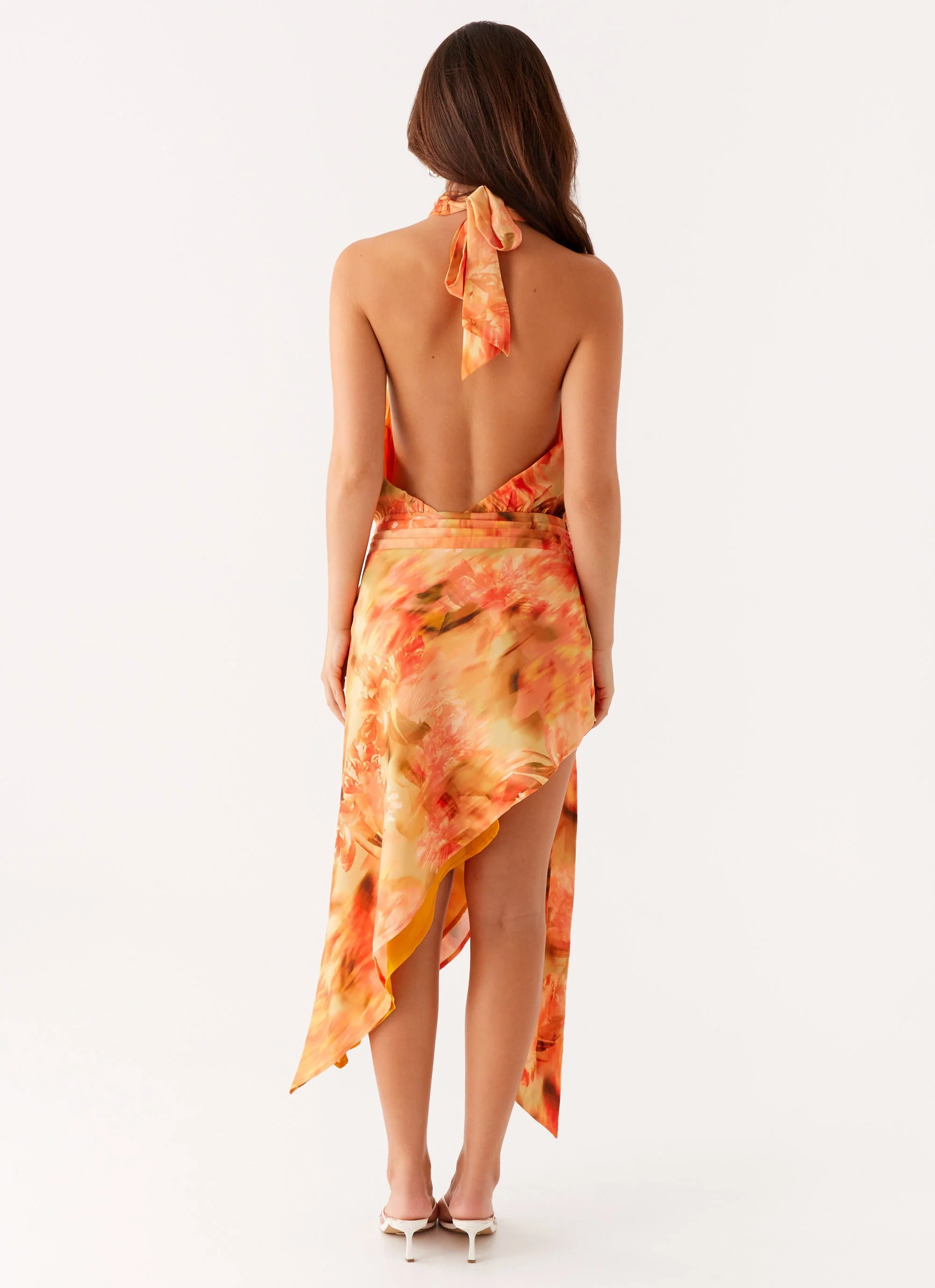 Lou Midi Dress - Sunset Floral - Image 5
