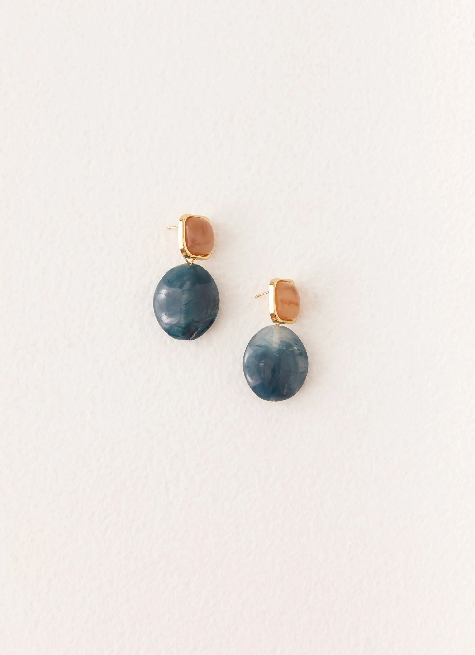 Louie Earrings - Blue - Image 2