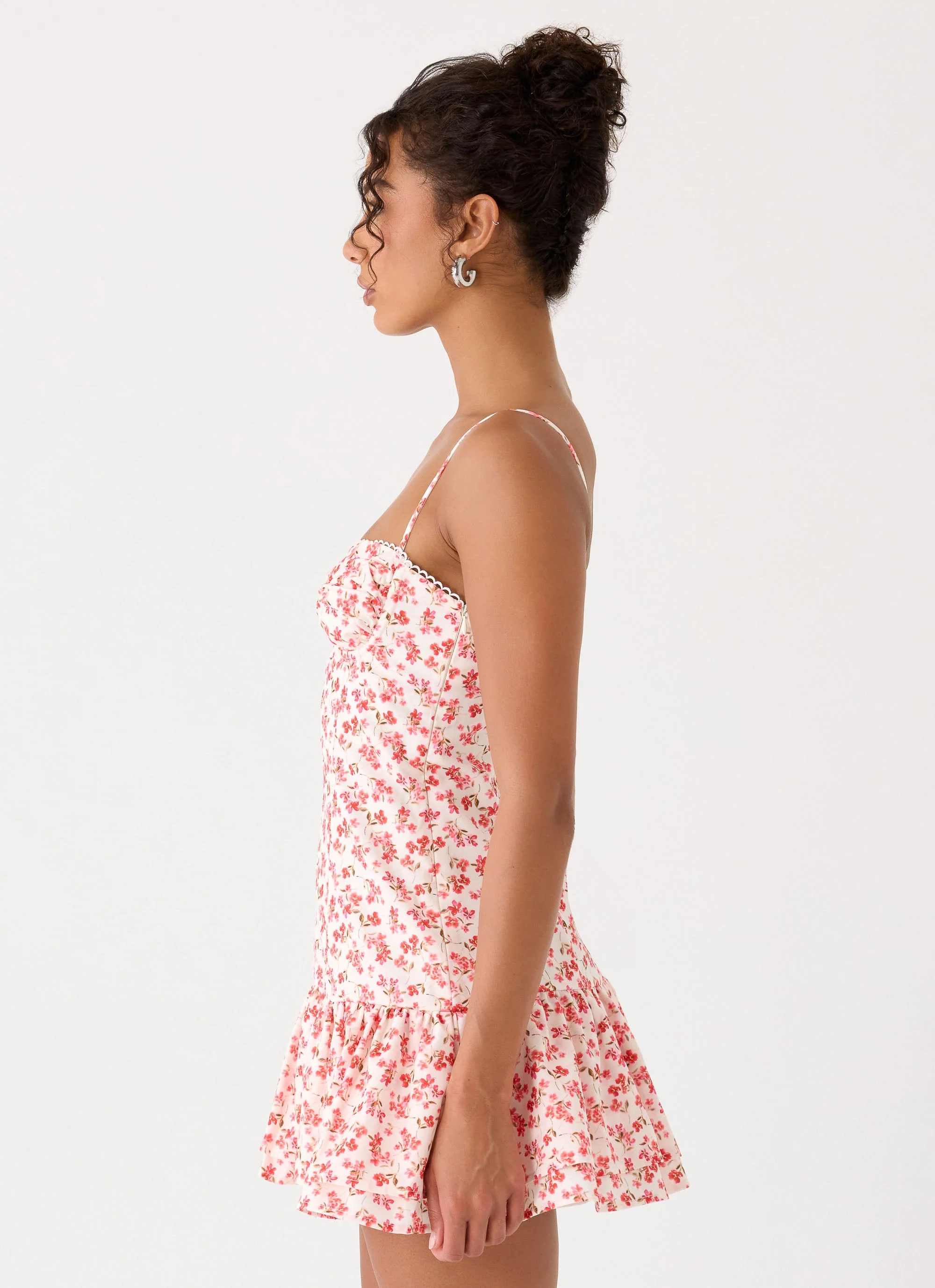 Loulette Mini Dress - Porcelain Rose - Image 2