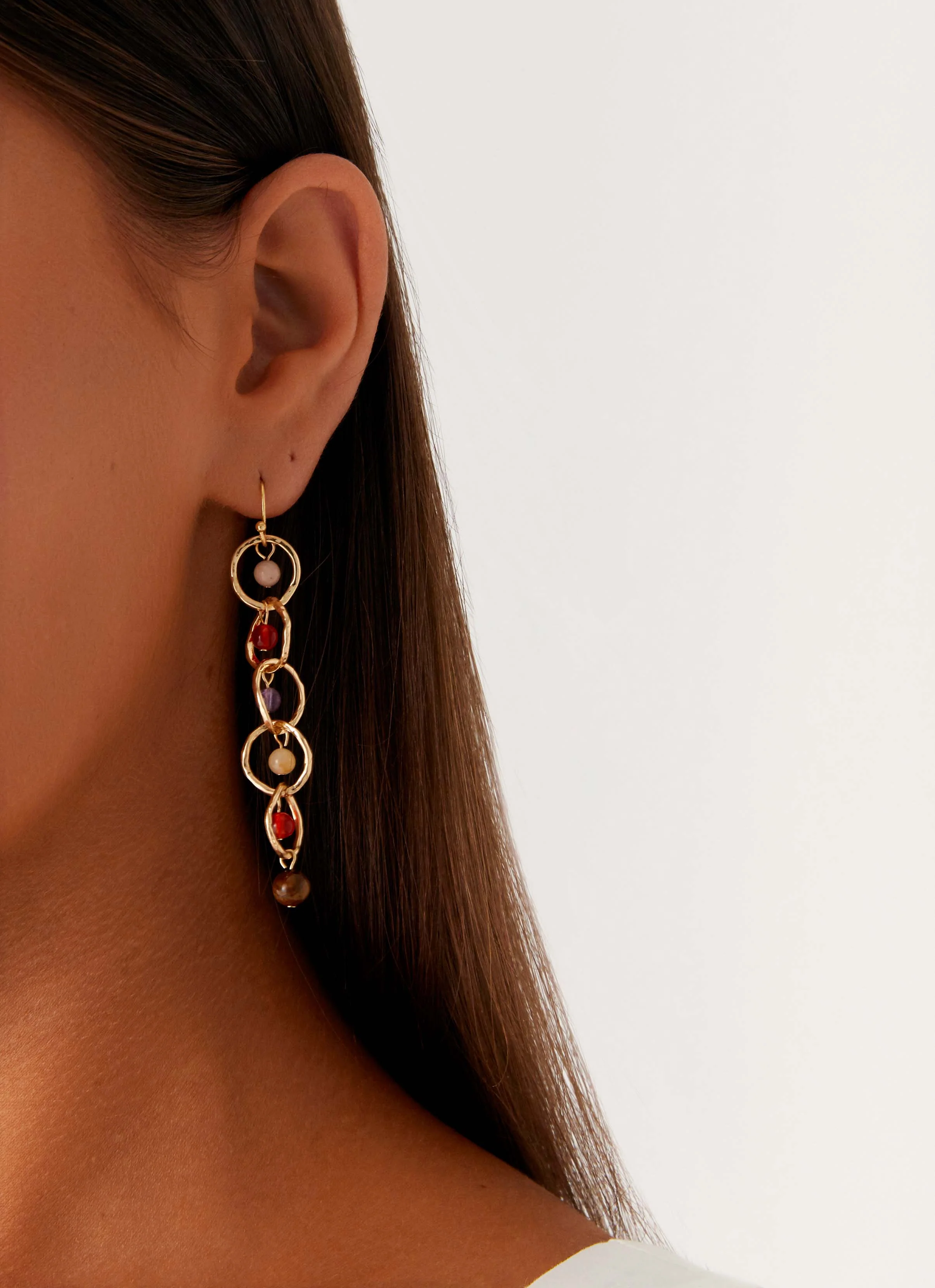 Love Language Earrings - Gold - Image 2