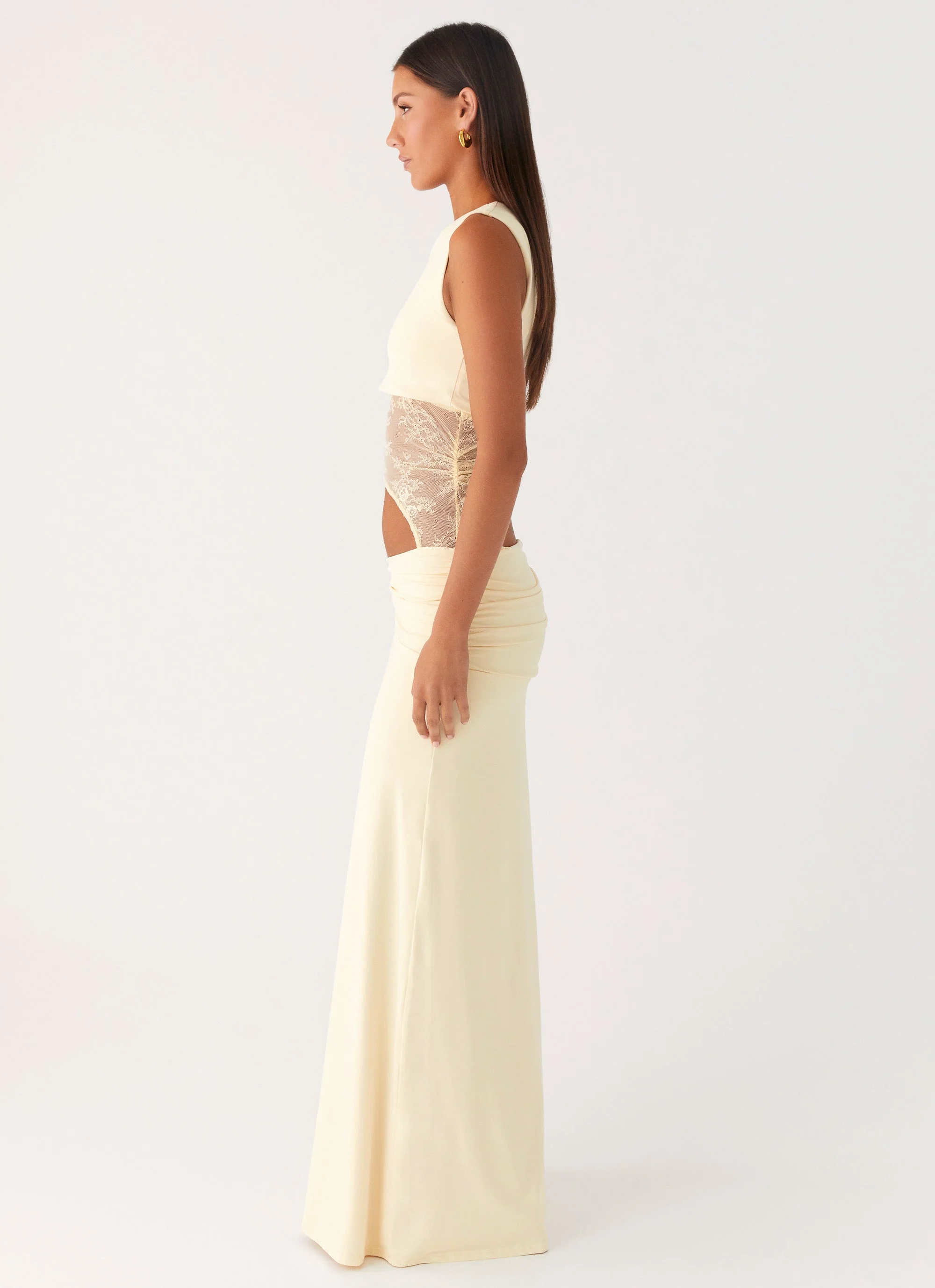 Love Motion Maxi Dress - Lemon - Image 2
