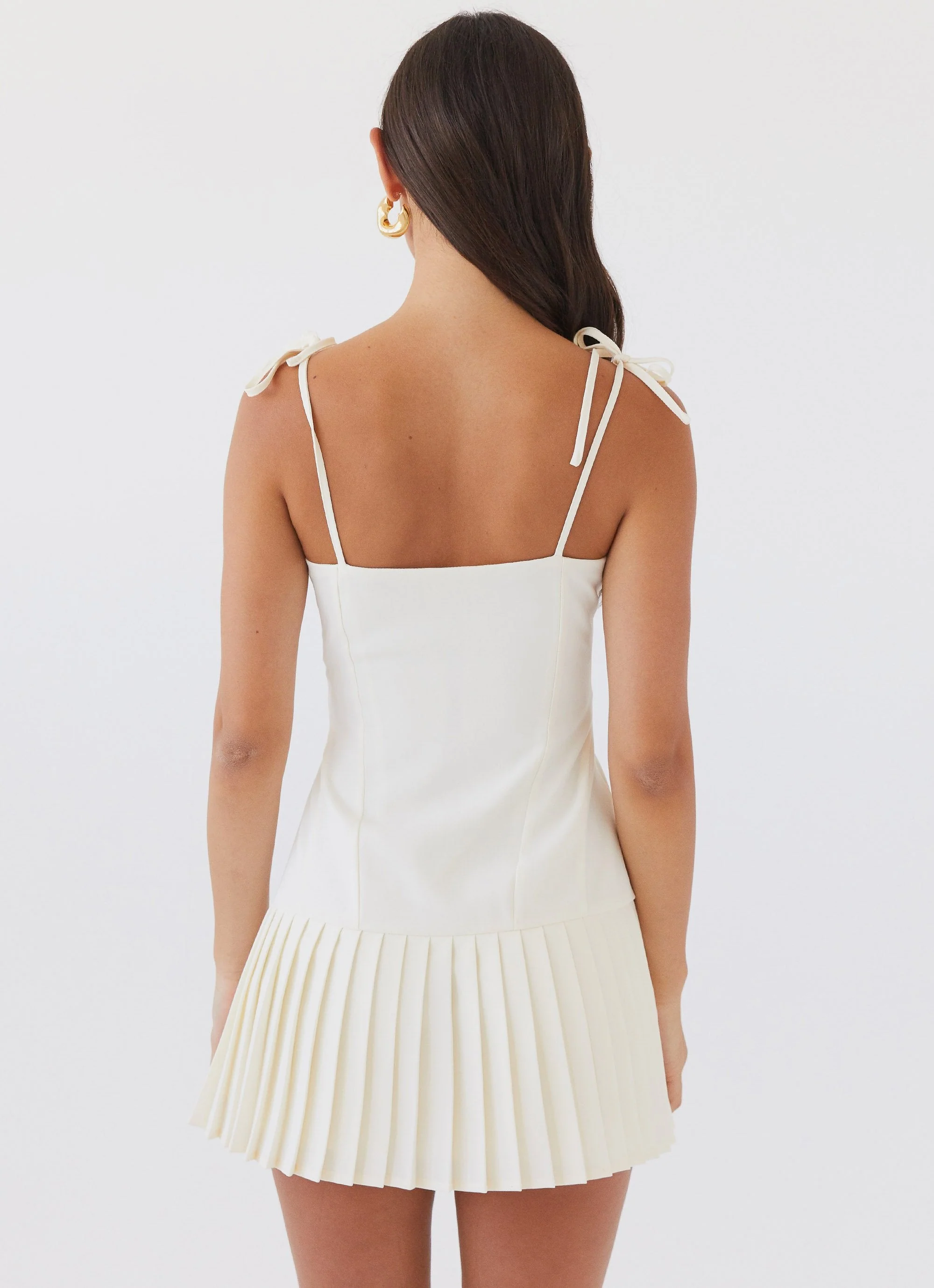 Love Seeker Corset Mini Dress - Ivory - Image 4