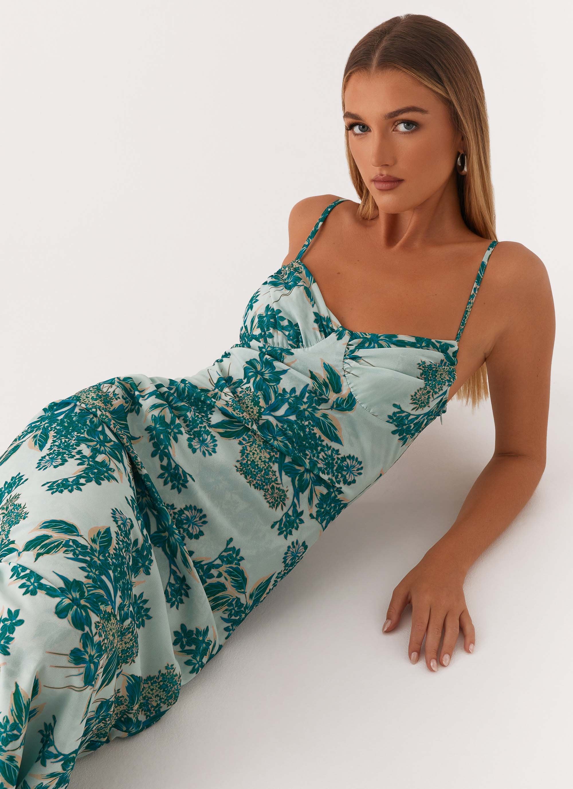 Love Song Midi Dress - Cloud Nine Floral - Image 5