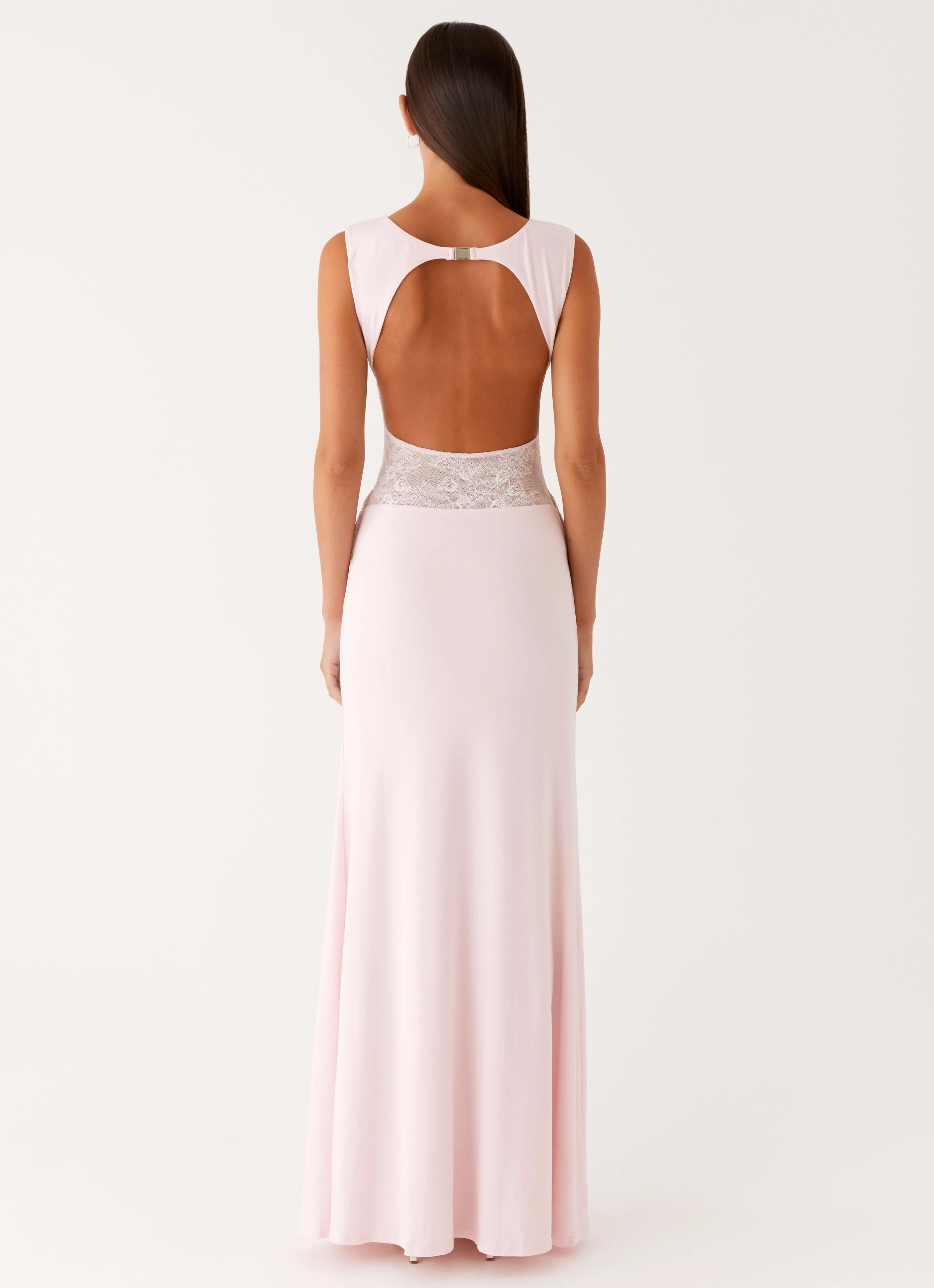 Love Tease Maxi Dress - Baby Pink - Image 3