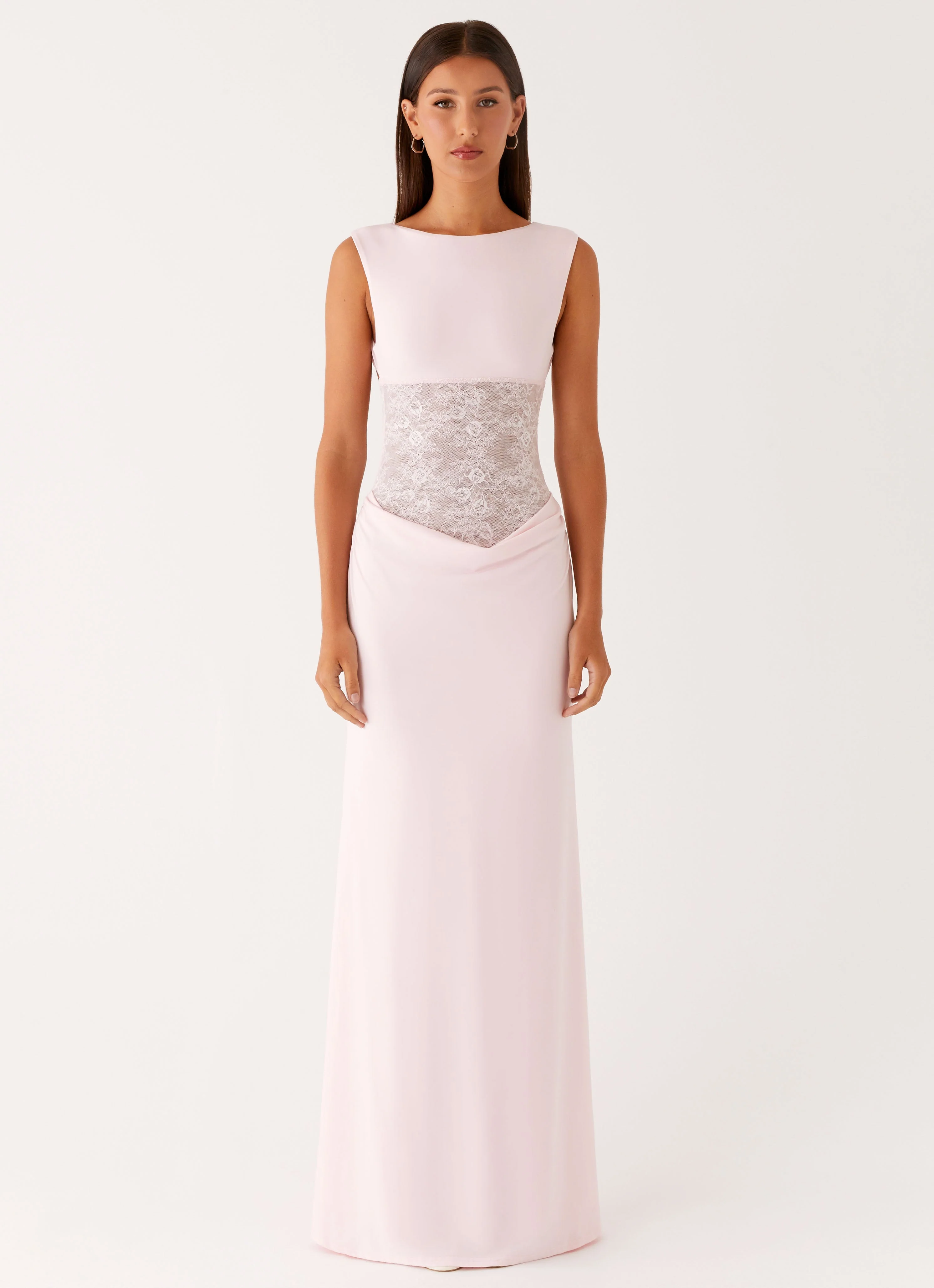 Love Tease Maxi Dress - Baby Pink - Image 4