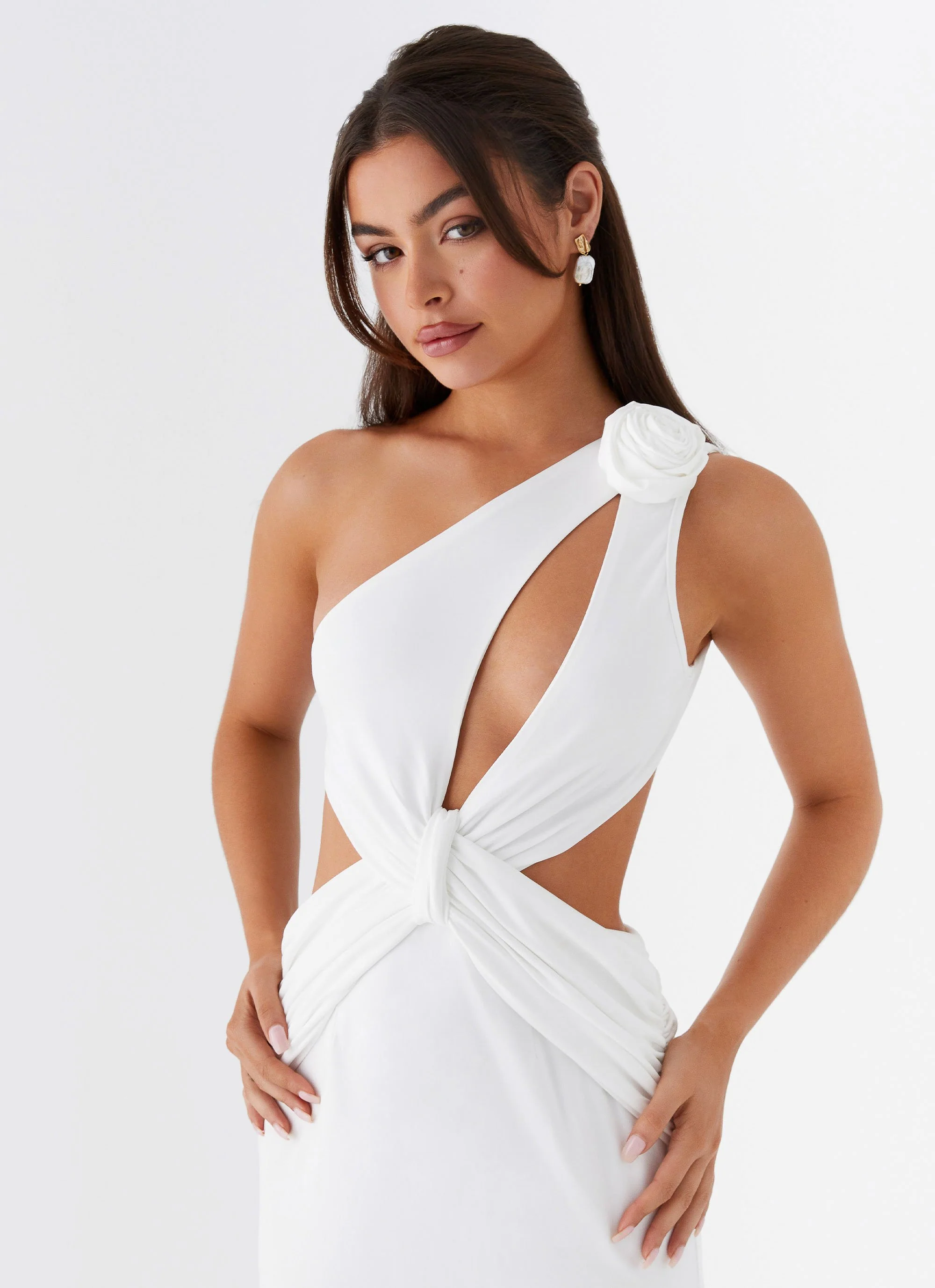 Lovesome Rosa Maxi Dress - White - Image 2