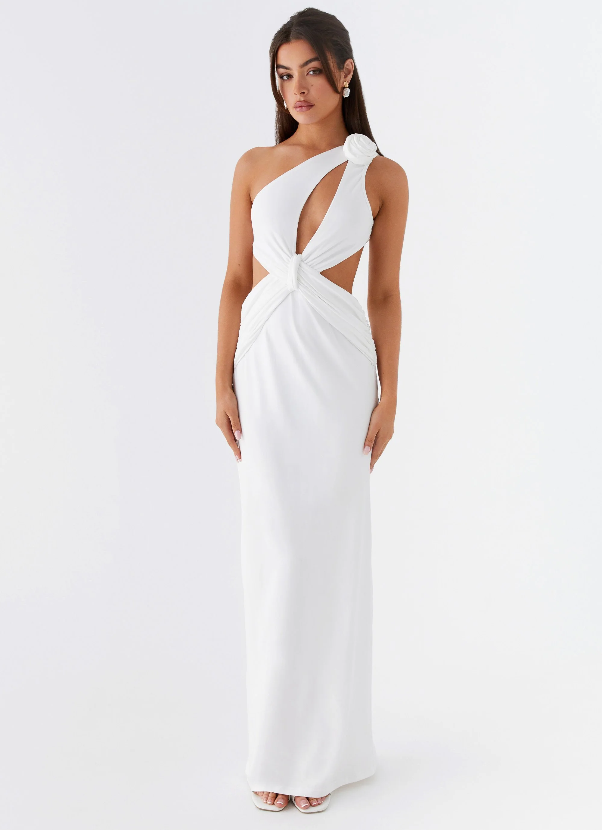 Lovesome Rosa Maxi Dress - White - Image 3