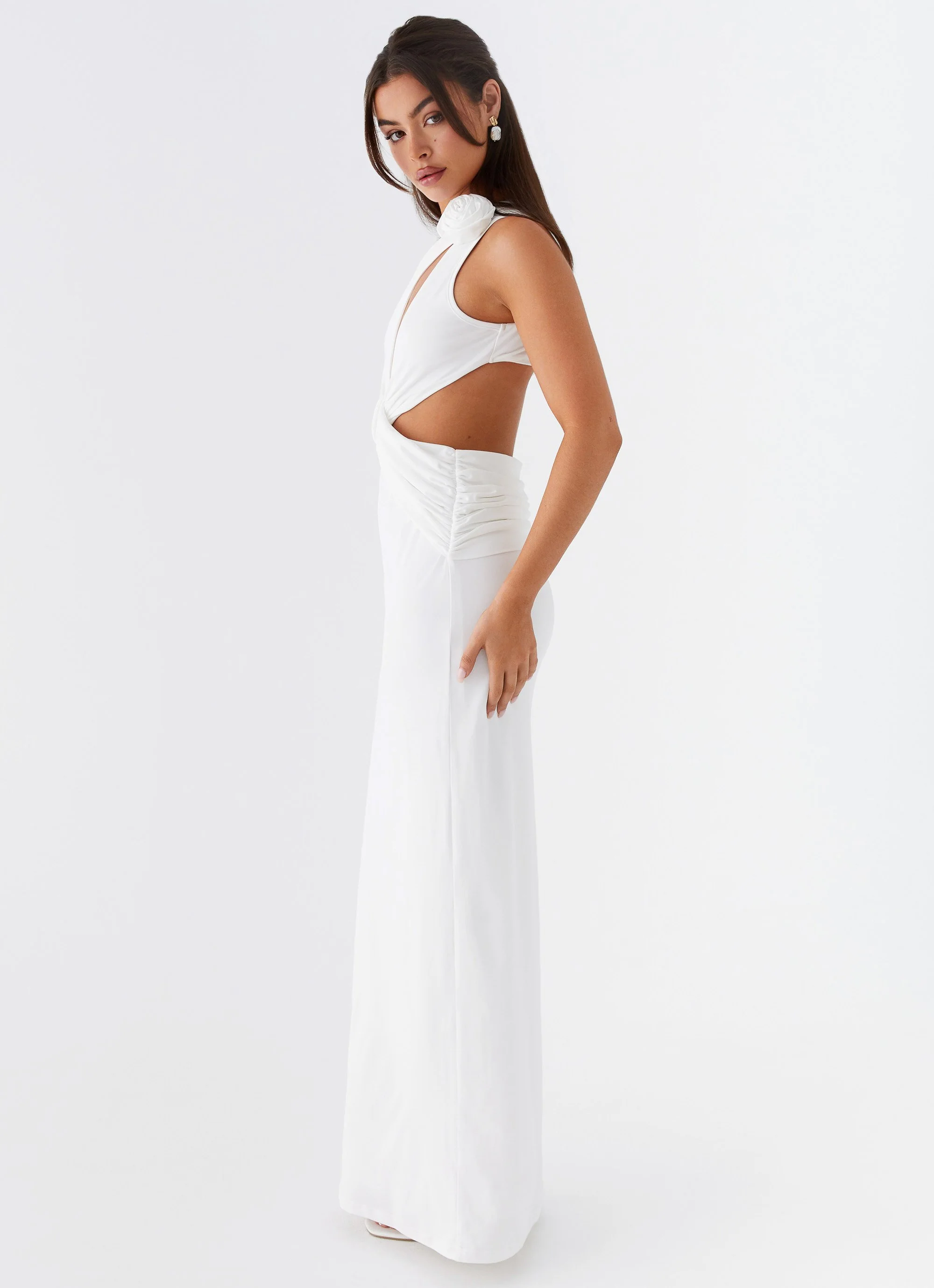 Lovesome Rosa Maxi Dress - White - Image 4