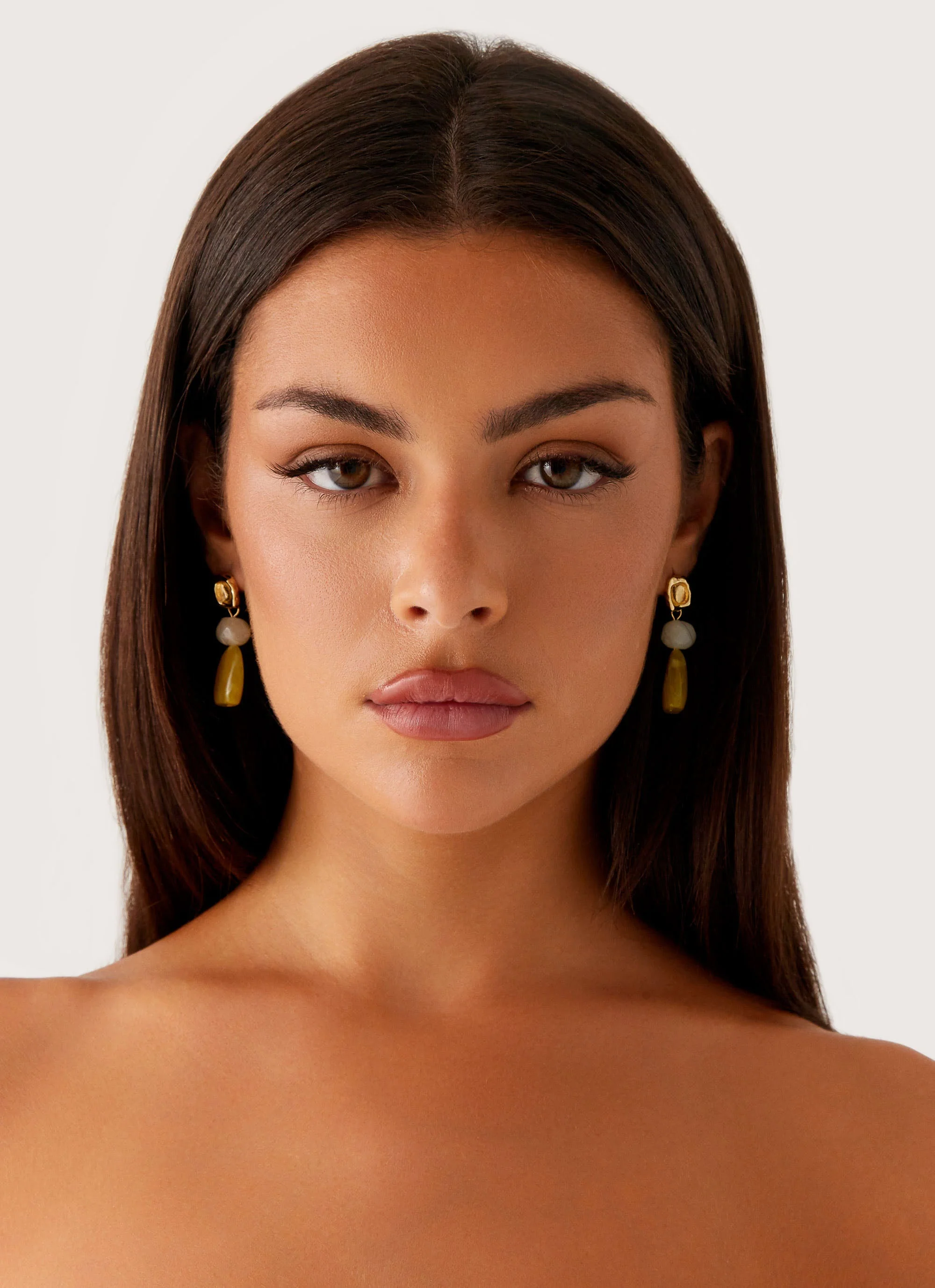 Lozano Earrings - Lime - Image 3