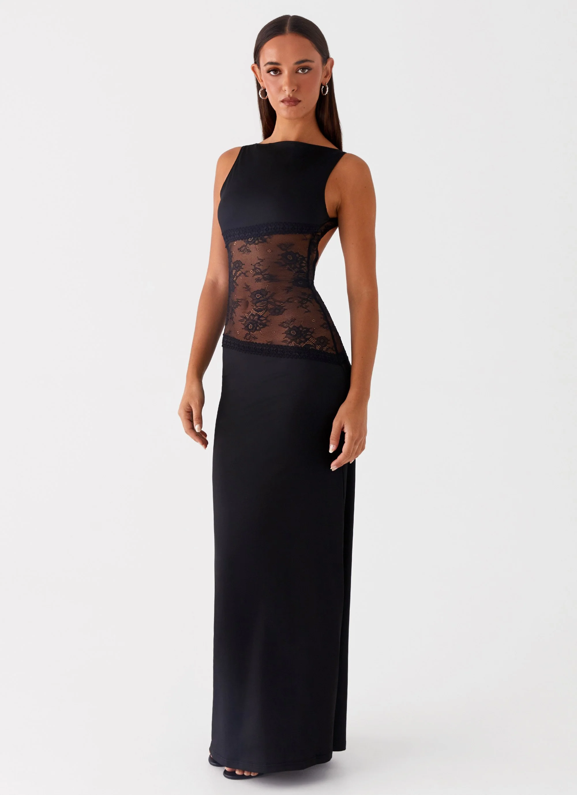 Lucinda Maxi Dress - Black - Image 3
