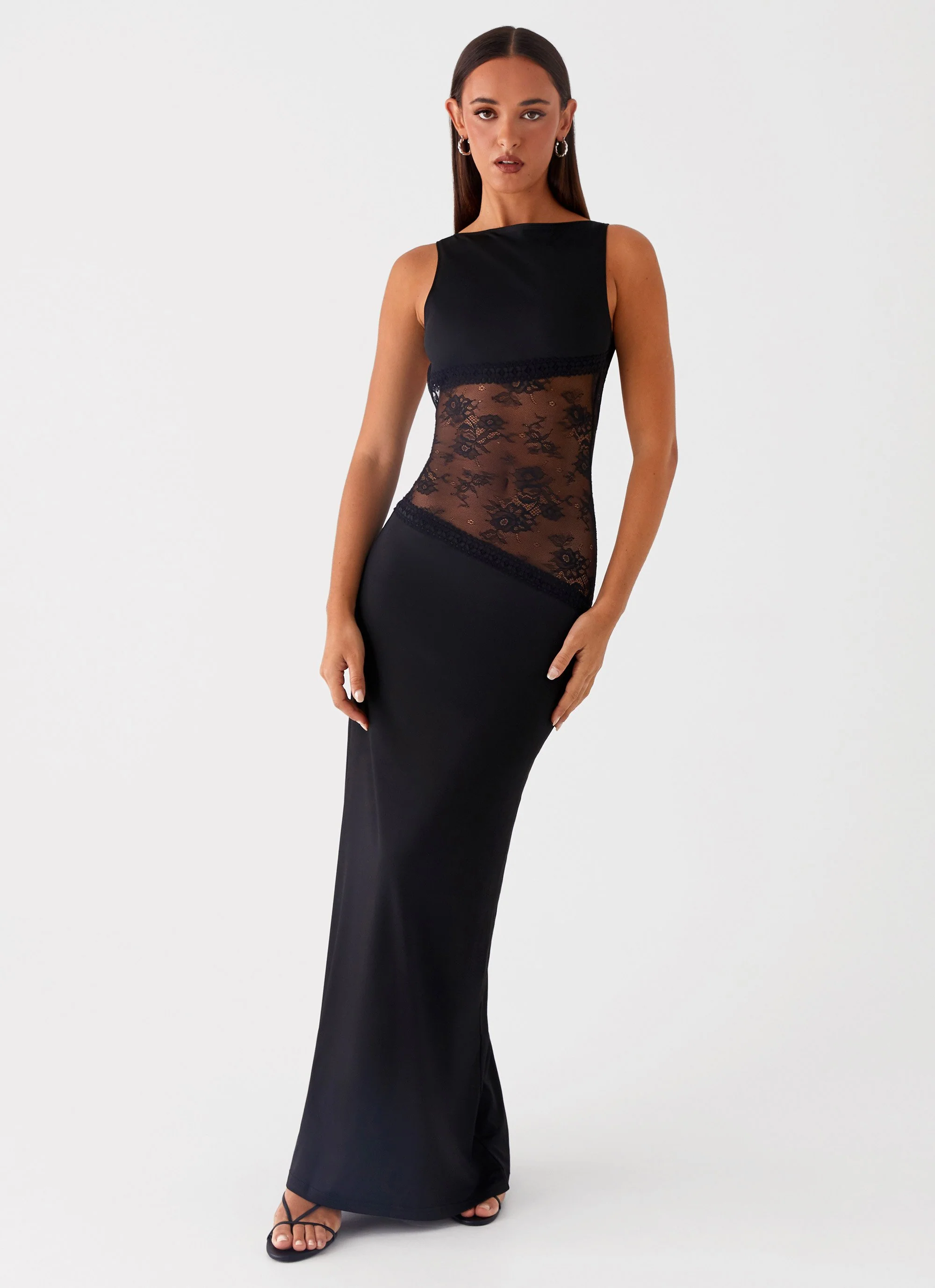 Lucinda Maxi Dress - Black - Image 5