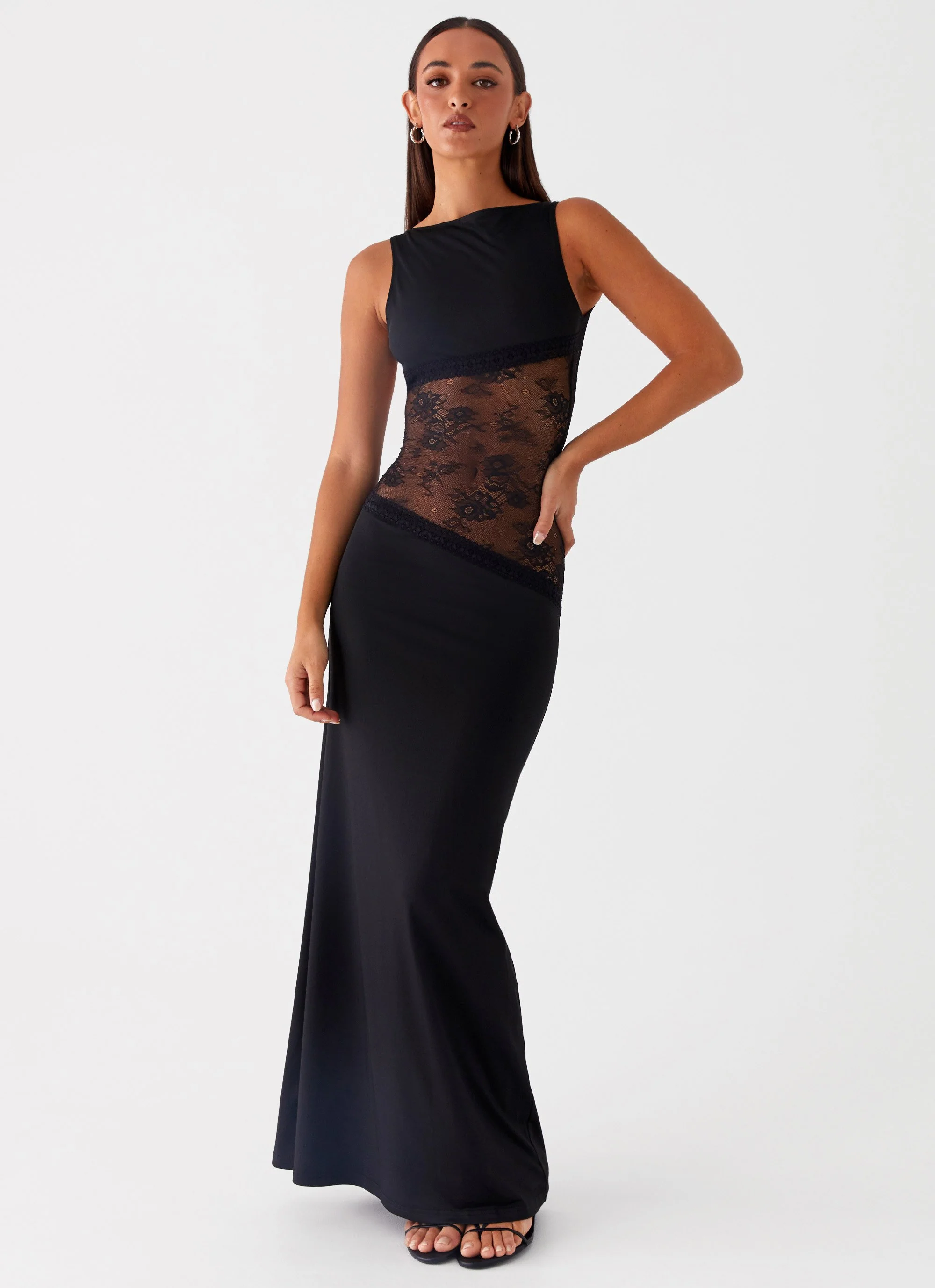 Lucinda Maxi Dress - Black - Image 6